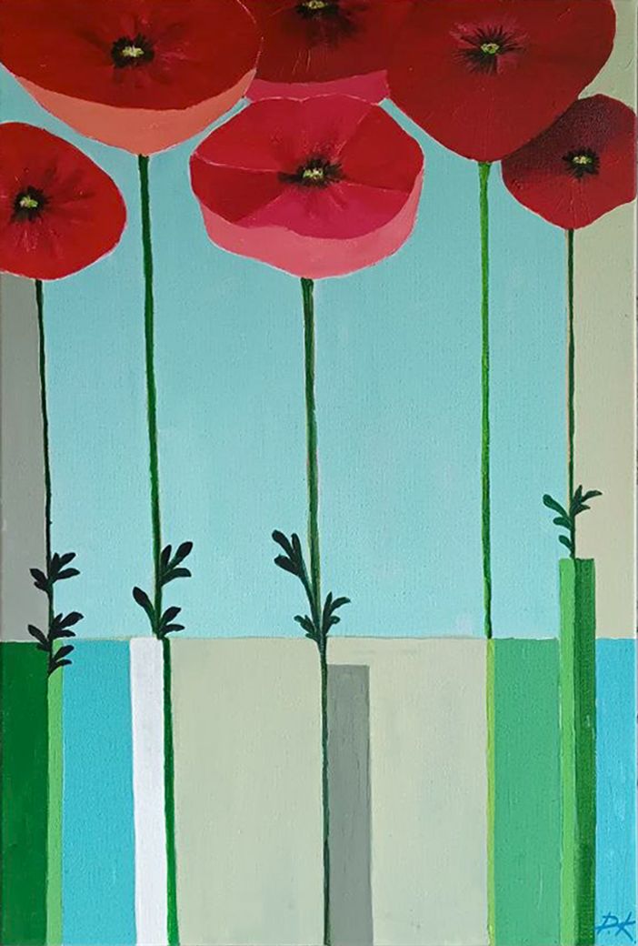 Даниелла Климашевская (Картина, живопись - 
                  40 x 60 см) Бештаугорские маки