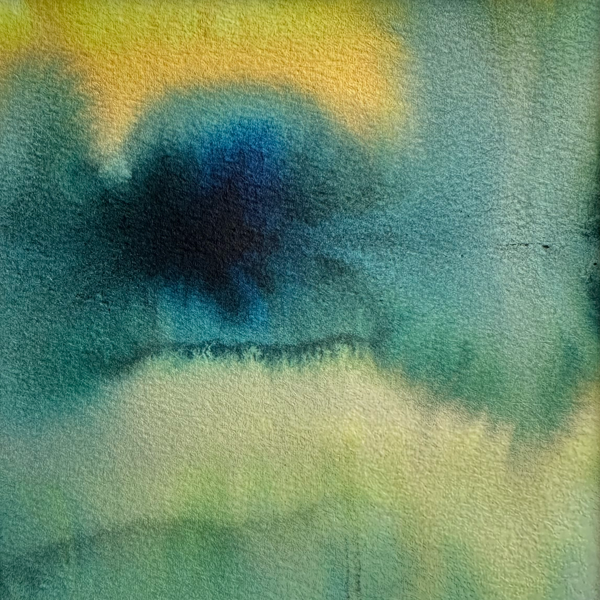 Анастасия Попова (Авторская графика - 
                  30 x 30 см) Вечер на Сылве, часть IV