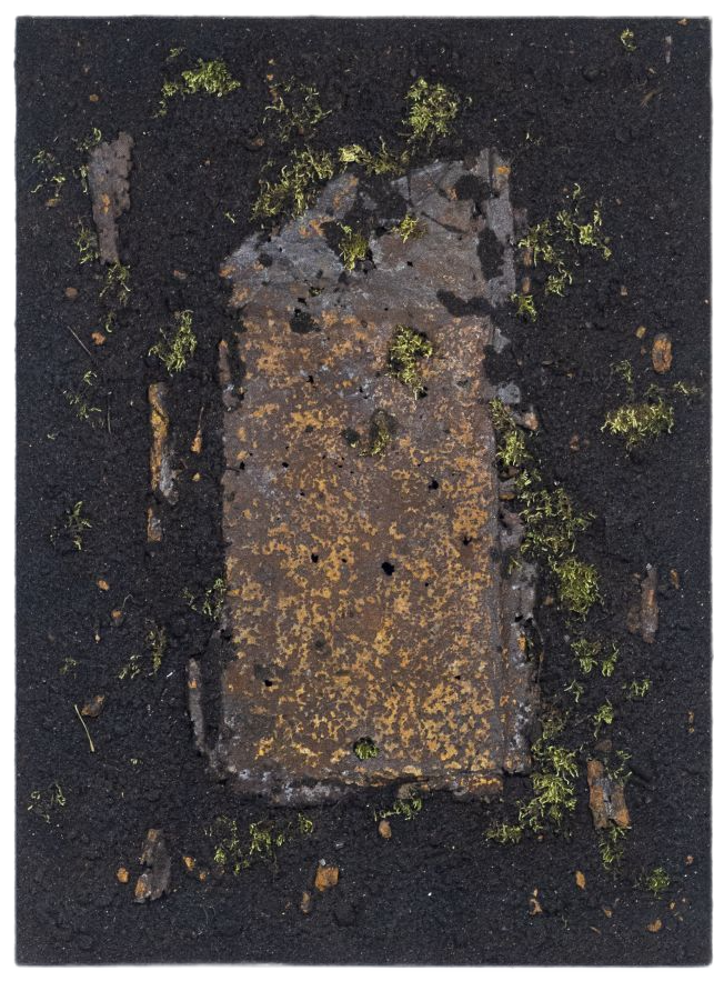 Ян Тихоненко (Объект - 
                  55 x 75 см) Soil artwork series, 2
