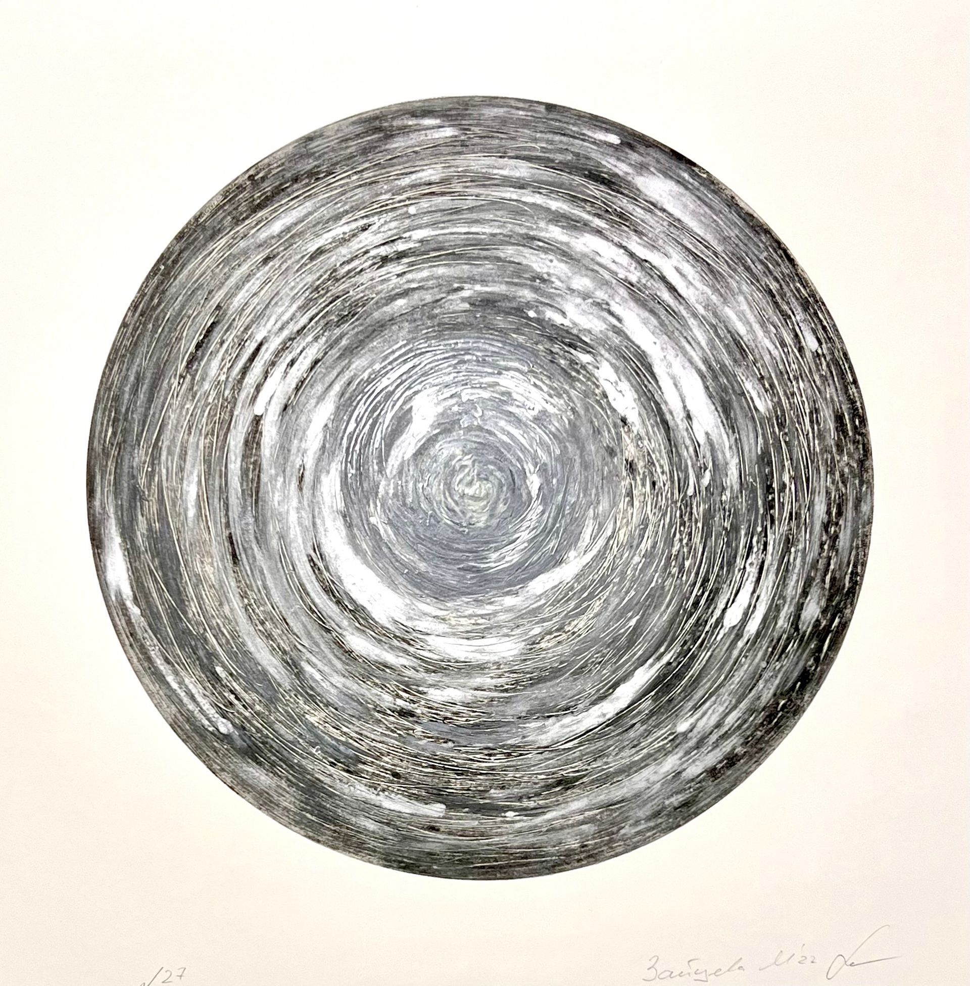 Мария Зайцева (Графика печатная - 
                  45 x 45 см) Из серии "Постоянство" №27