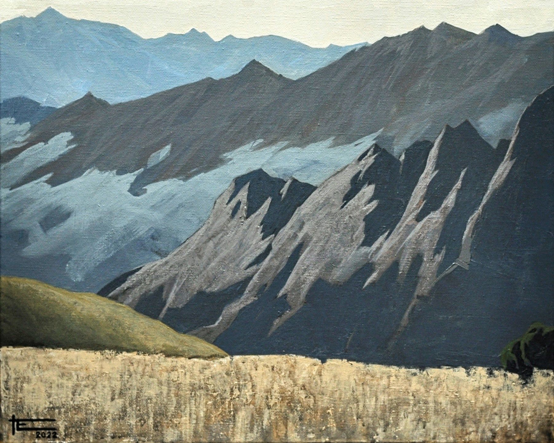Евгений Пономаренко (Картина, живопись - 
                  50 x 40 см) Stone Horizons