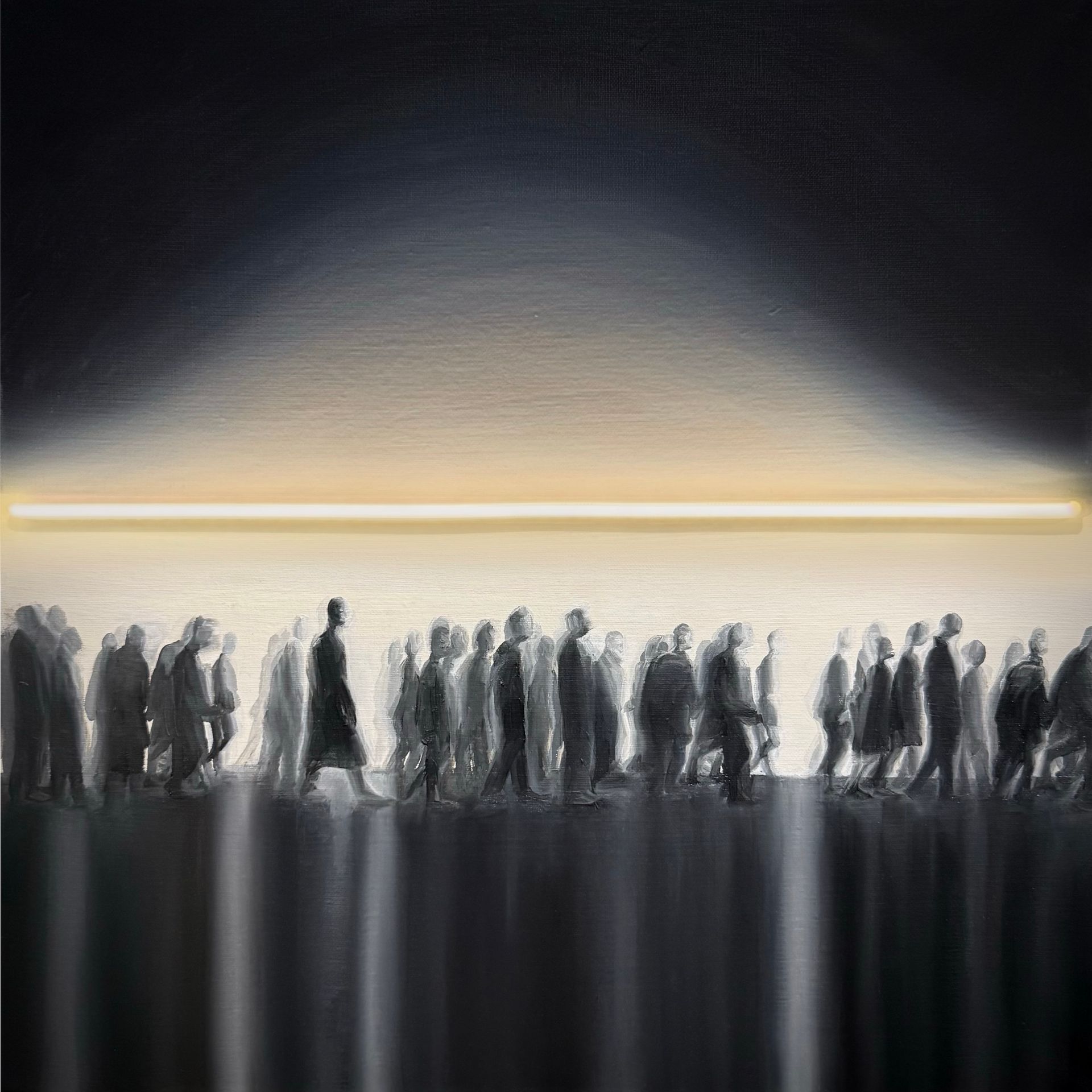 Кристина Хацкевич (Картина, живопись - 
                  50 x 50 см) Линия обусловленности