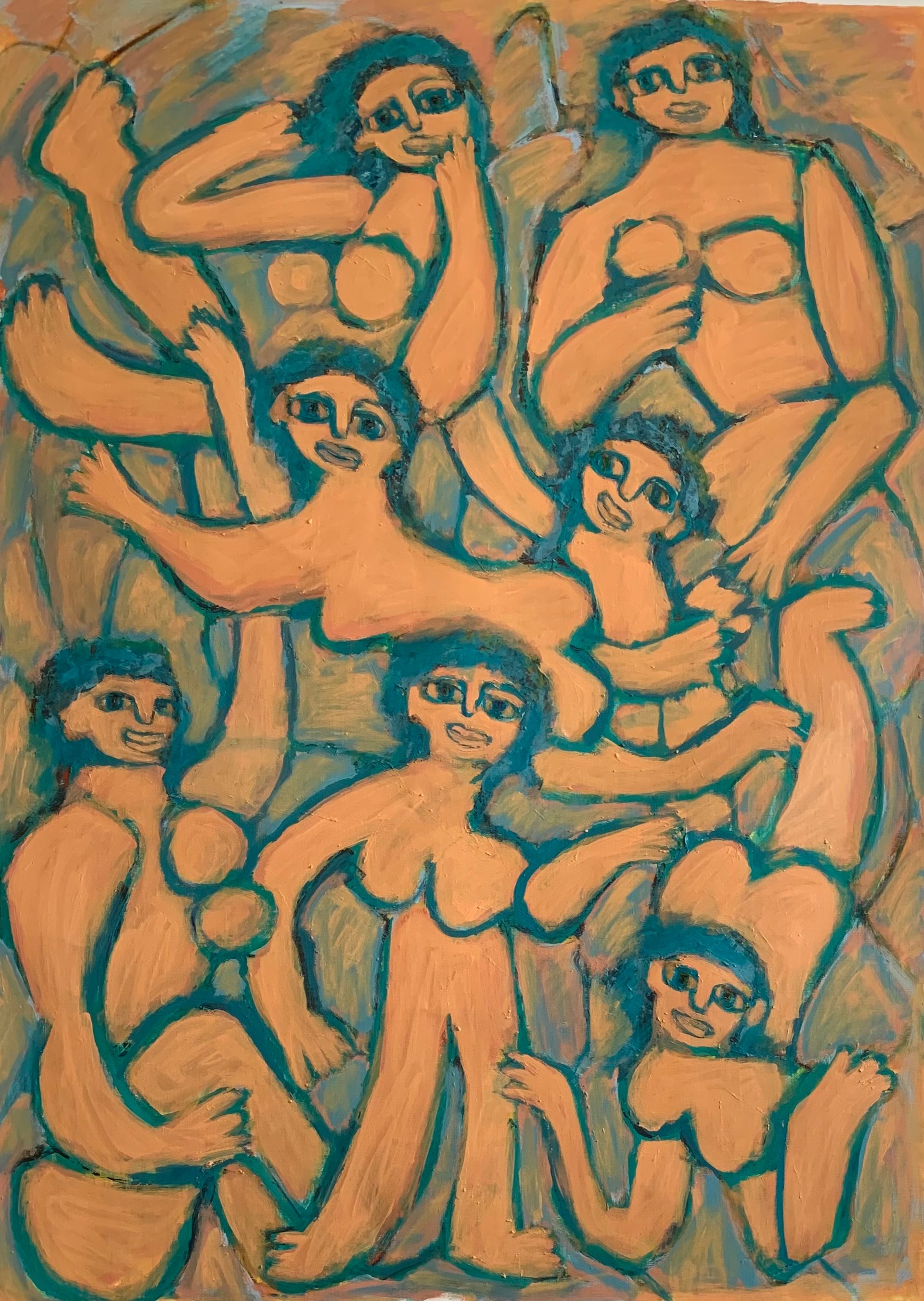 Елена Науширванова (Картина, живопись - 
                  100 x 140 см) Без названия