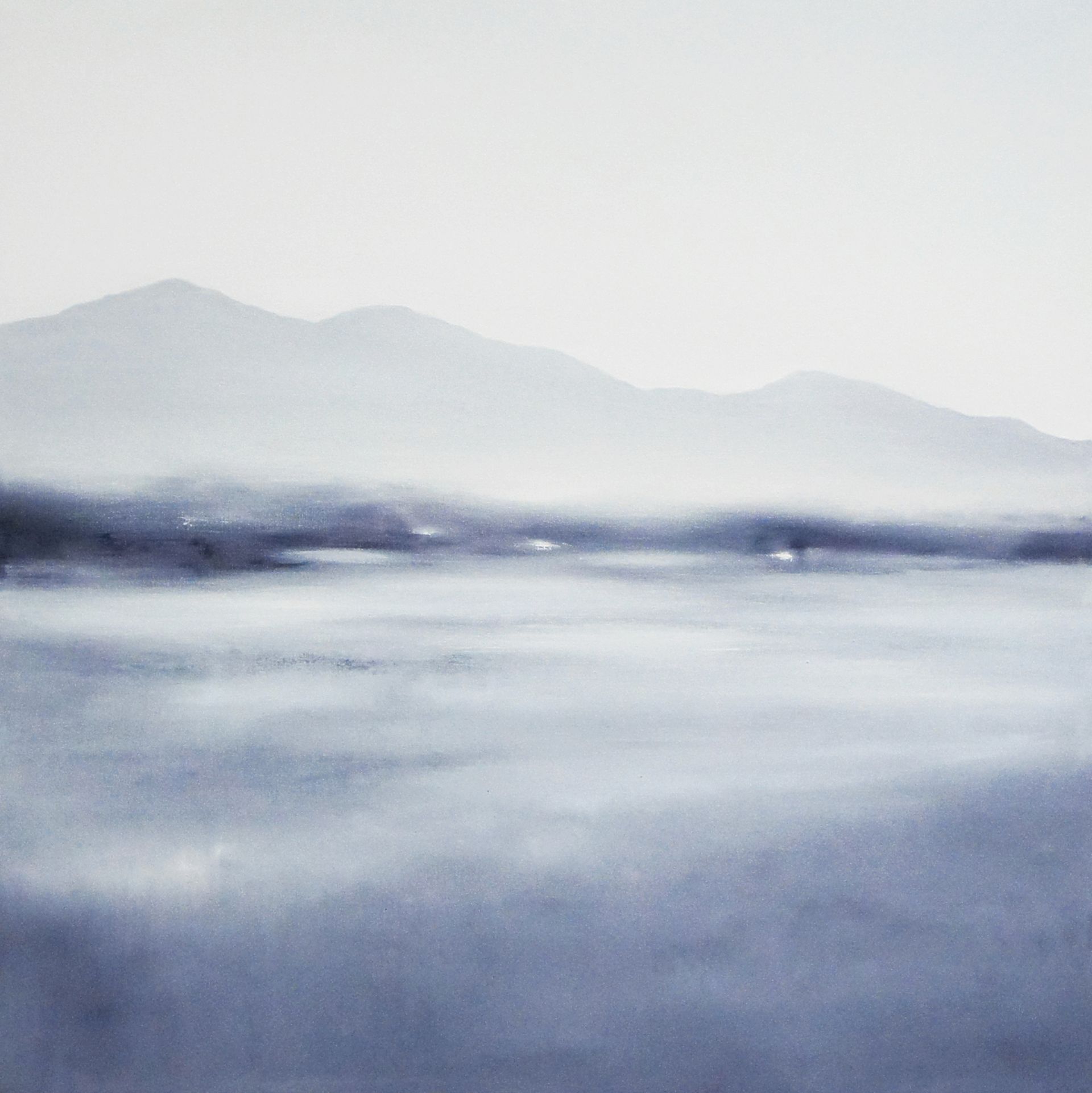 Виктория Иконен (Картина, живопись - 
                  60 x 60 см) Foggy morning