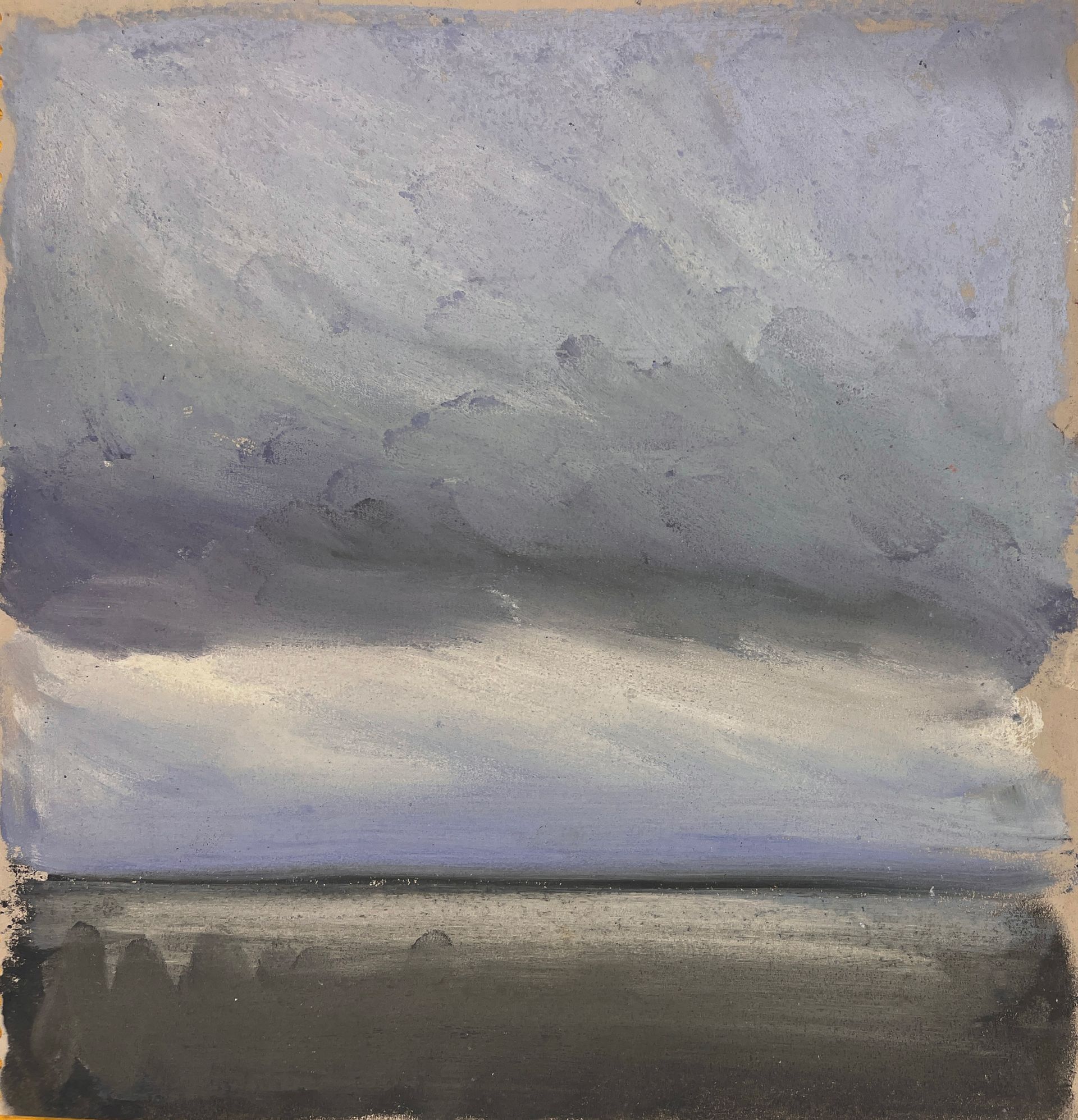 Анна Калугина (Авторская графика - 
                  30 x 30 см) Вдали