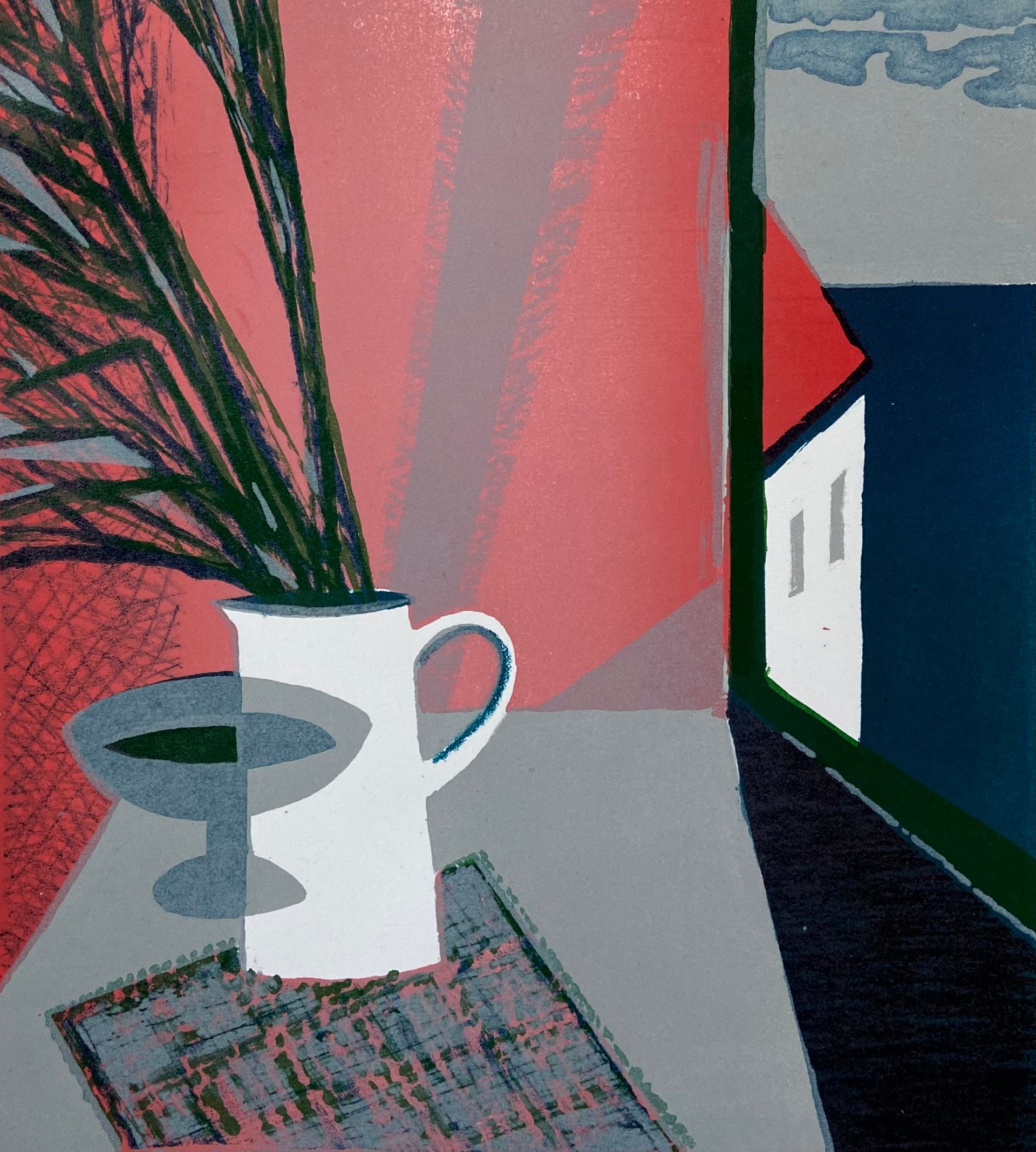 Соня Козлова (Графика печатная - 
                  35 x 40 см) Дом в райском саду