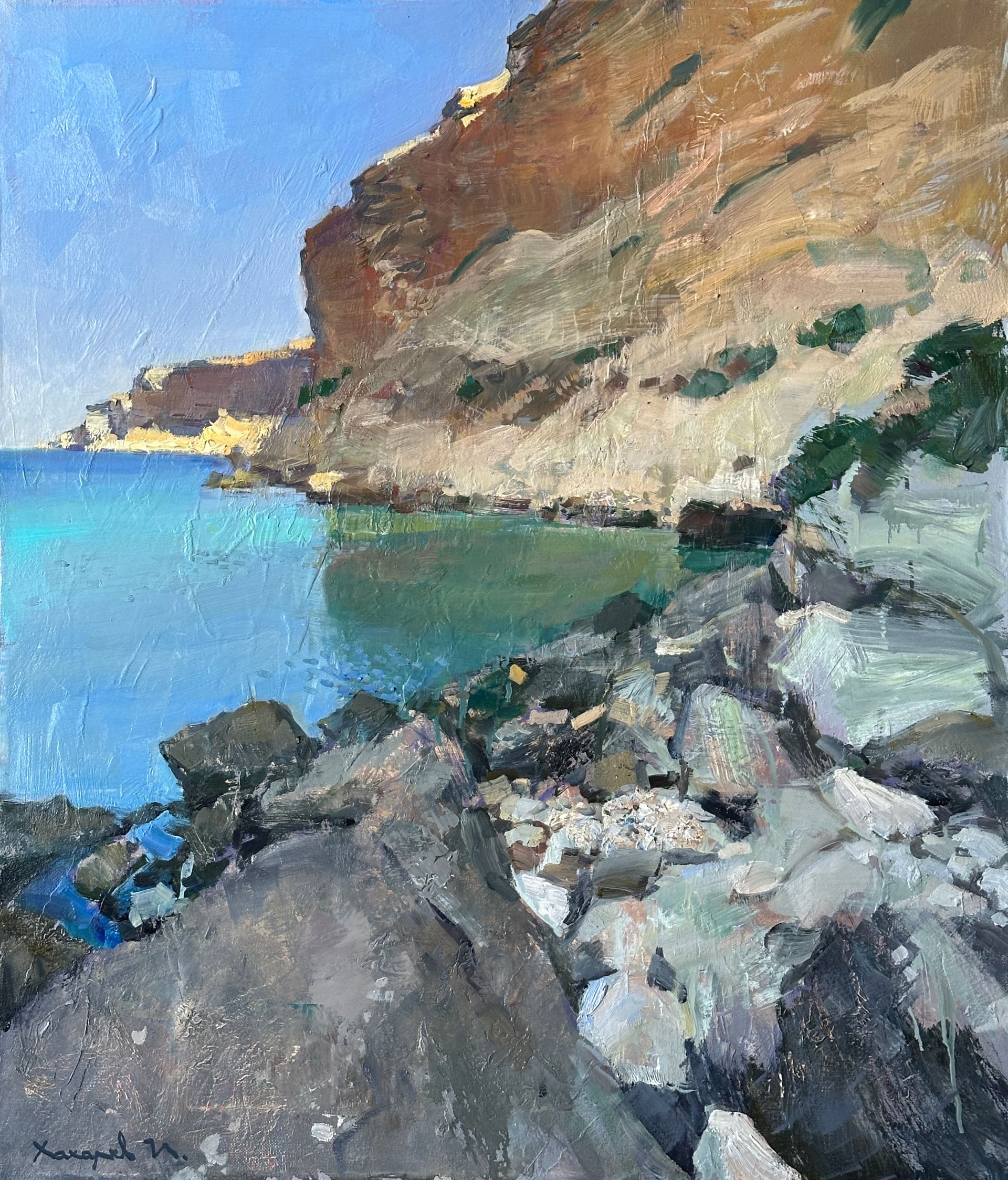 Илья Хахарев (Картина, живопись - 
                  60 x 70 см) Крымский мотив