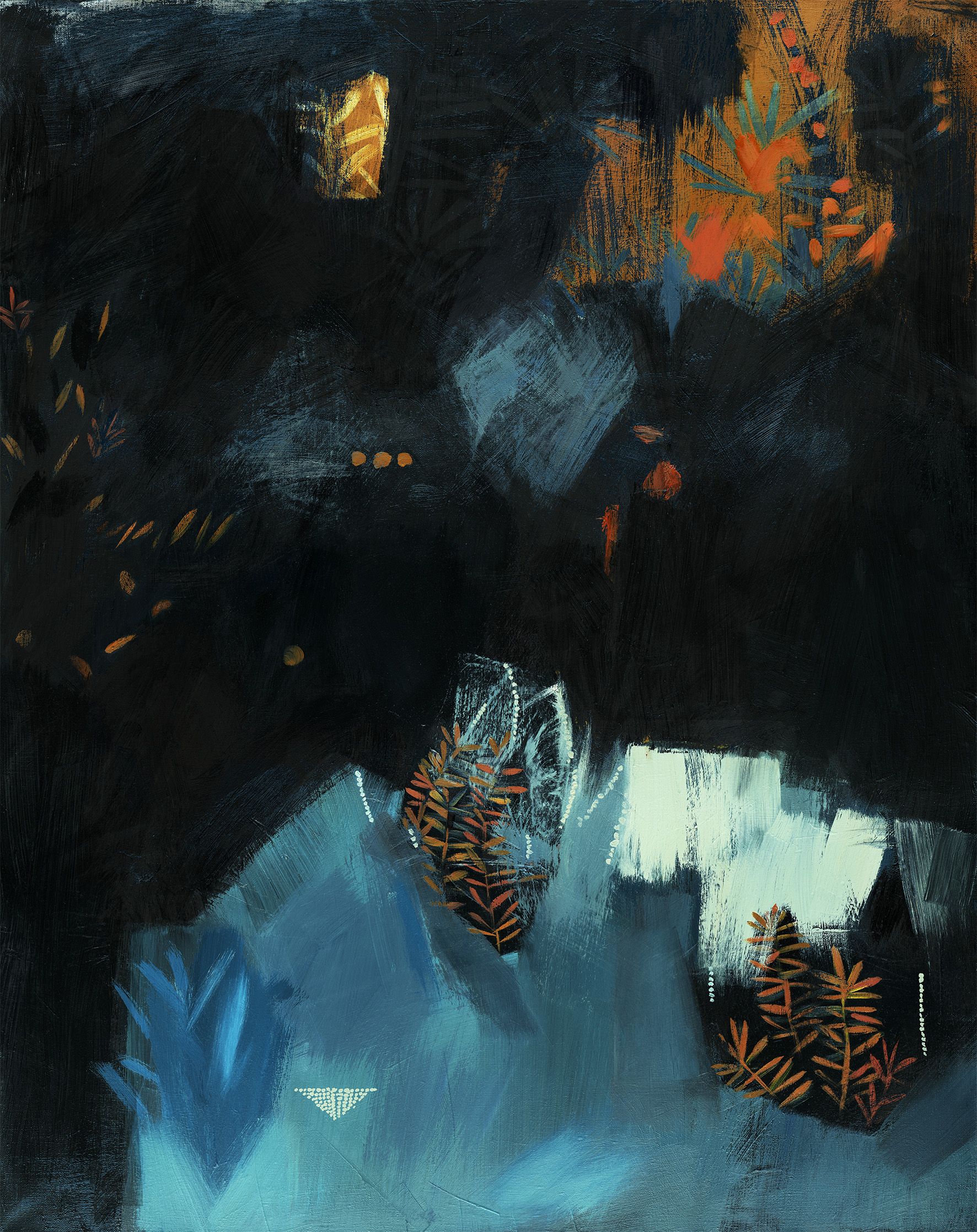 Оля Леонтьева (Картина, живопись - 
                  80 x 100 см) black