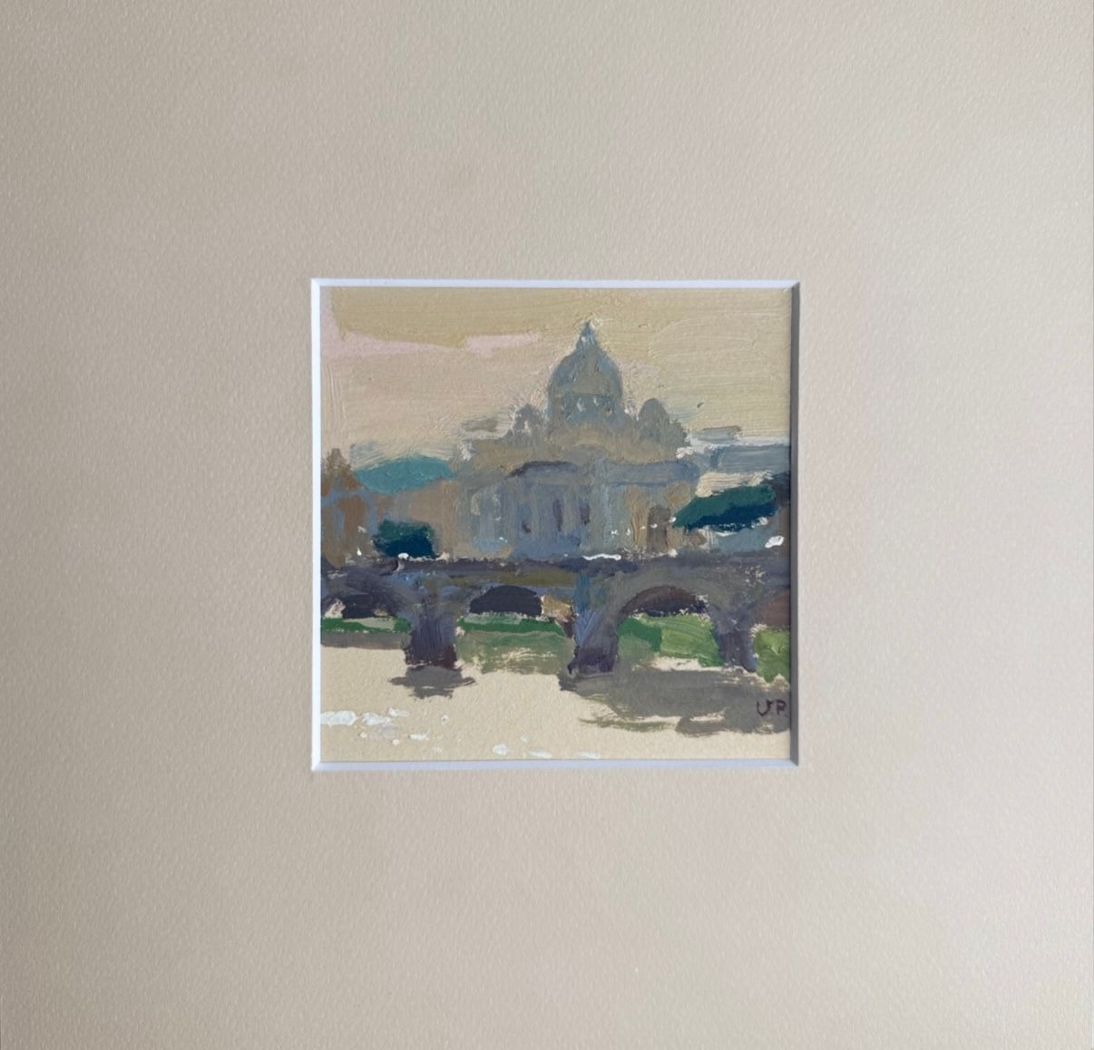 Валерия Привалихина (Авторская графика - 
                  24.5 x 24.5 см) Rome