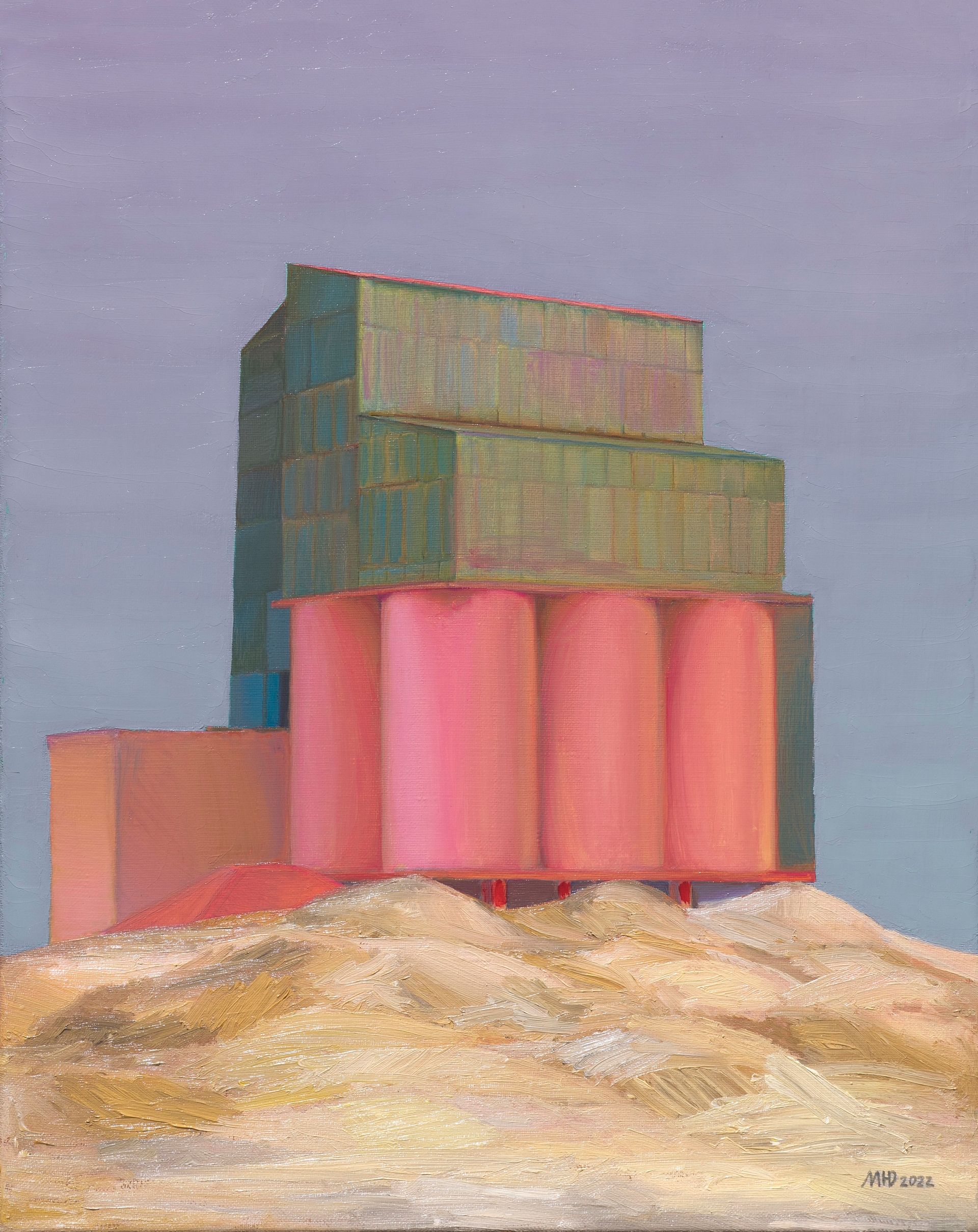 Юлия Малинина (Картина, живопись - 
                  40 x 50 см) Вечерний розовый