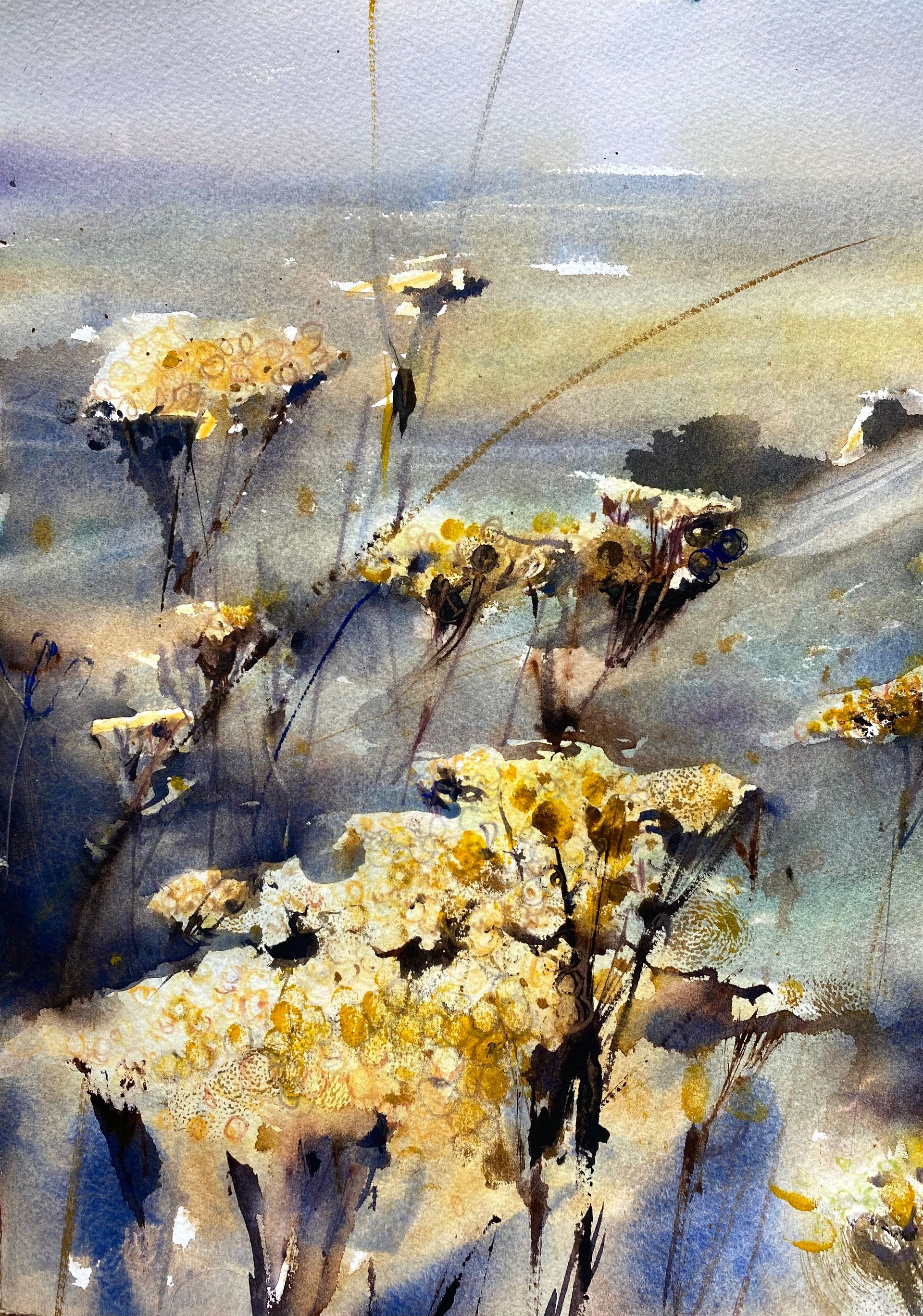 Анна Богинская (Авторская графика - 
                  36 x 46 см) Солнечные