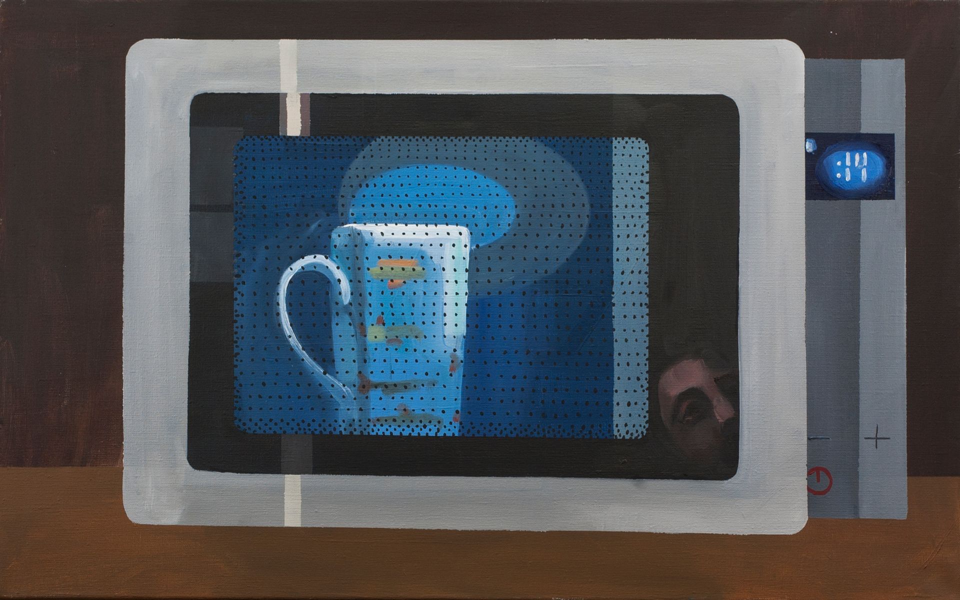 Анна Мельниченко (Картина, живопись - 
                  90 x 60 см) Микроволновка