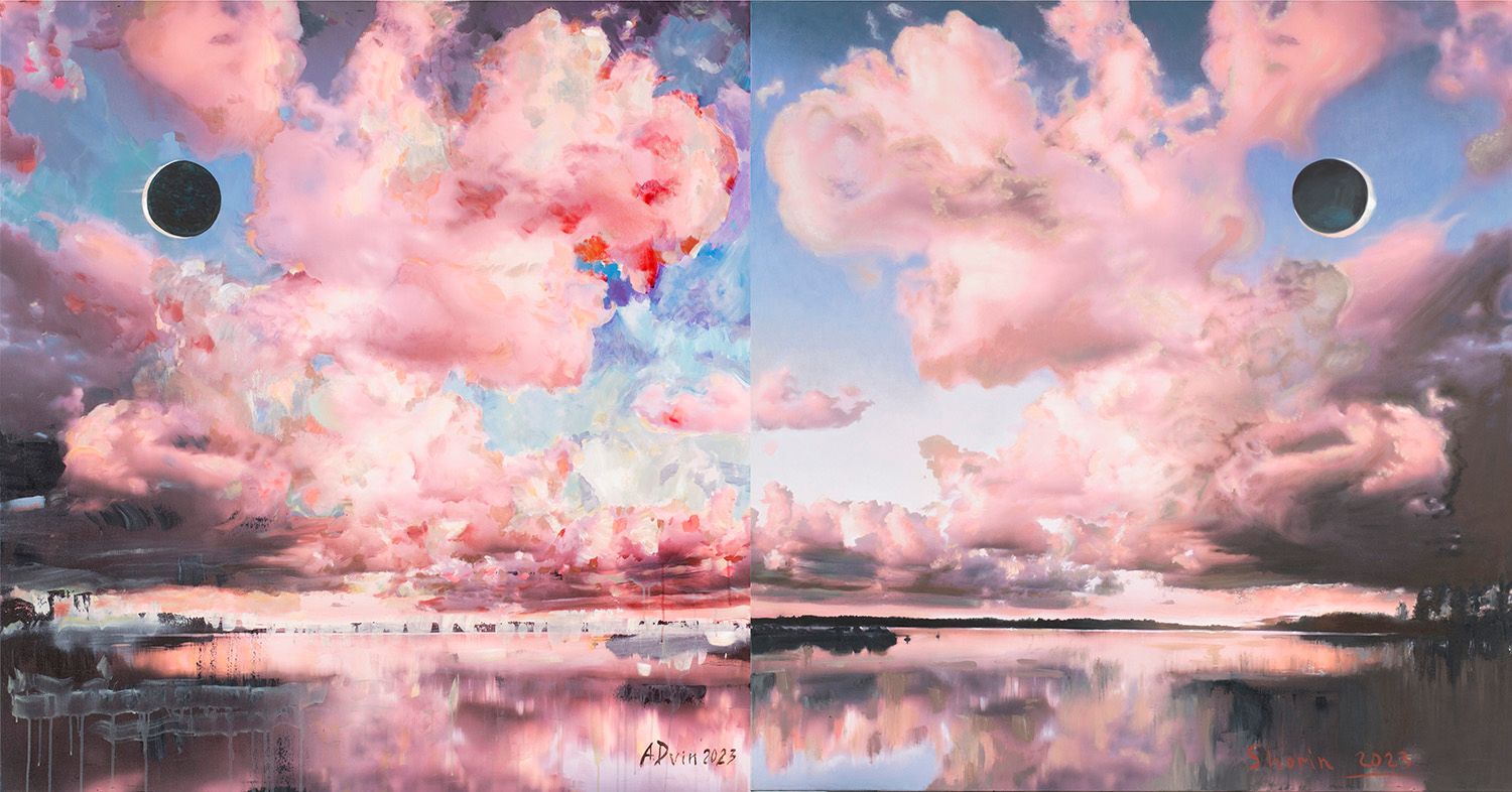 Дмитрий Шорин (Картина, живопись - 
                  150 x 77 см) Eclipsis Solis