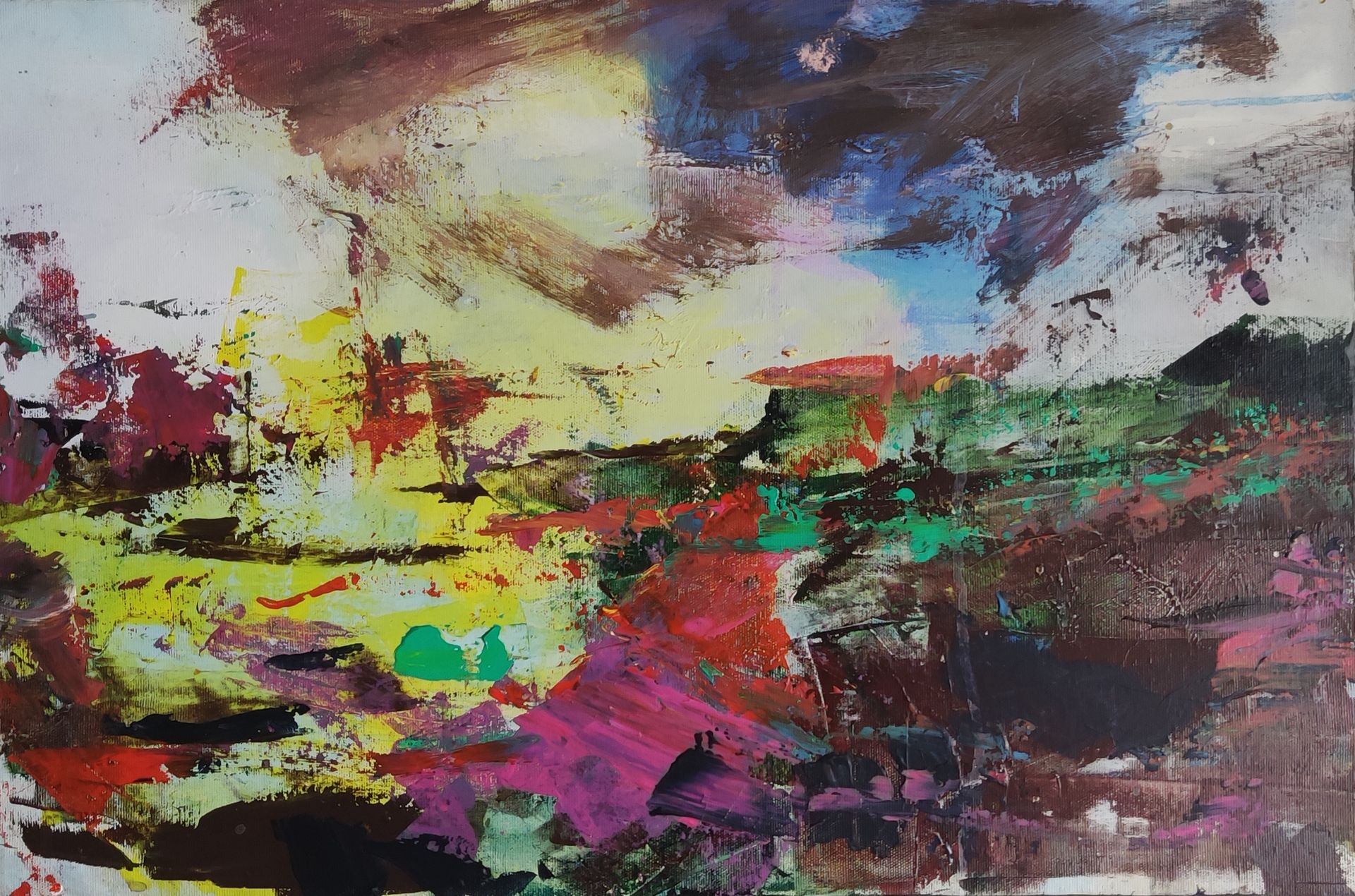 Виктория Шворень (Картина, живопись - 
                  60 x 40 см) Земля