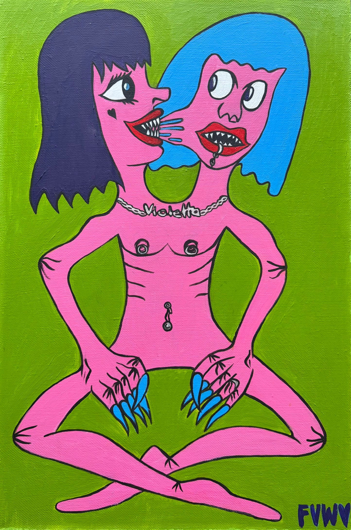 Виолетта Киселева (Картина, живопись - 
                  40 x 60 см) Близнецы