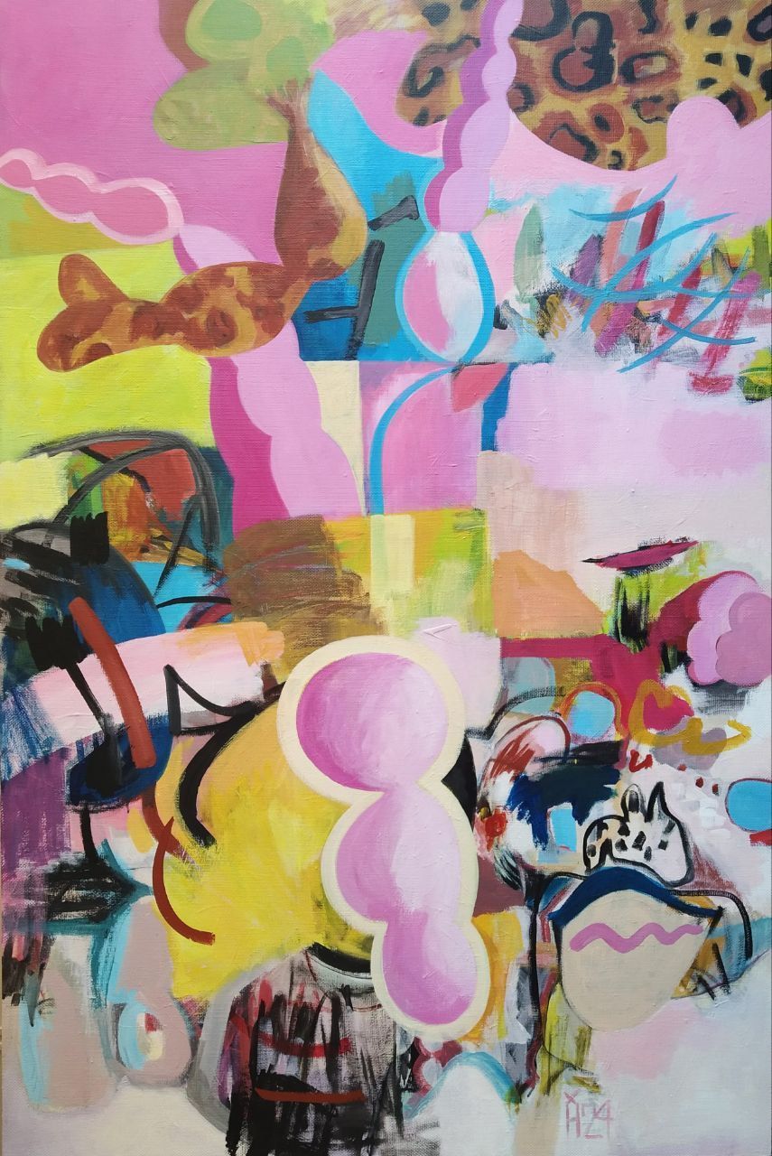 Наталья Хохонова (Картина, живопись - 
                  100 x 150 см) Диффузия