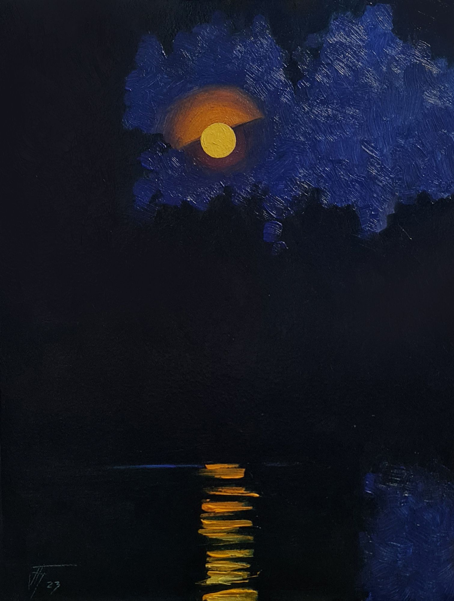 Александр Буданов (Авторская графика - 
                  30 x 40 см) Небесное явление 9