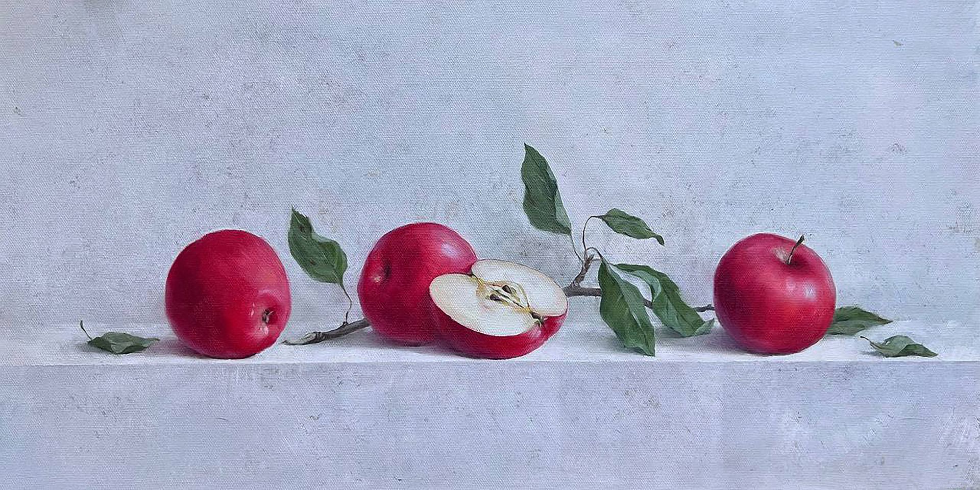 Ангелина Иванова (Картина, живопись - 
                  60 x 30 см) Яблочки