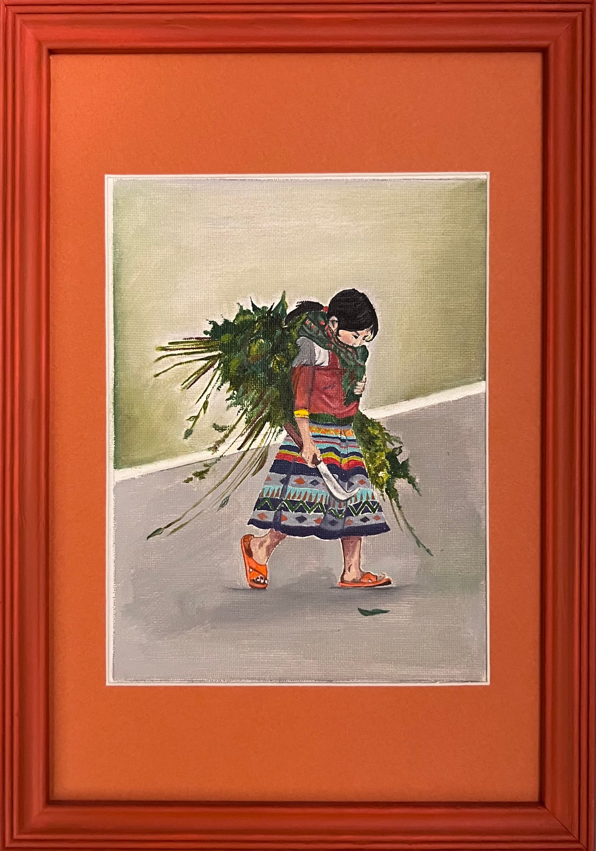 Нина Григель (Картина, живопись - 
                  20 x 30 см) Перуанская девочка