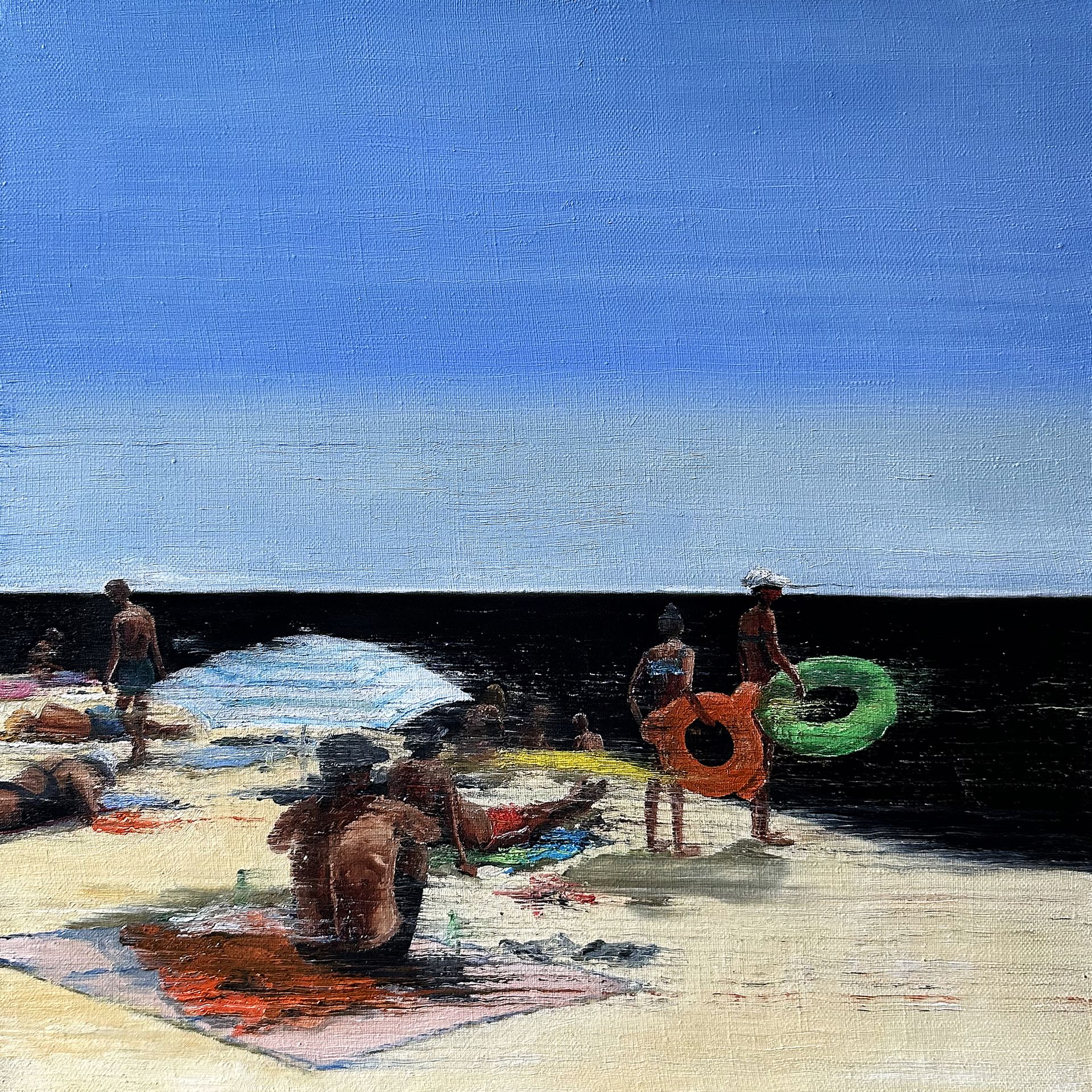 Данила Даренских (Картина, живопись - 
                  40 x 40 см) Black Sea