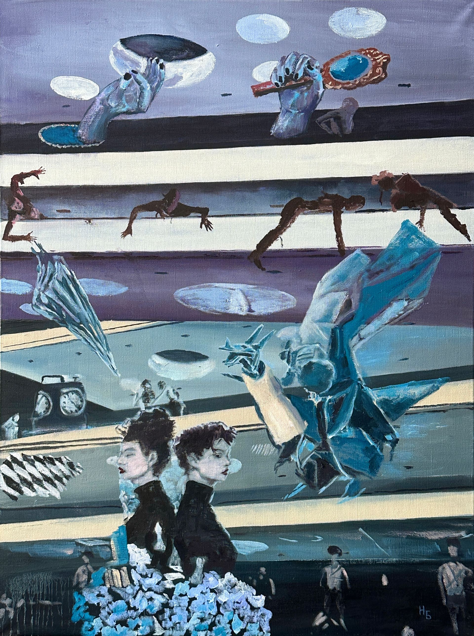 Надежда Богомолова (Картина, живопись - 
                  60 x 80 см) Происшествие в Боннской опере