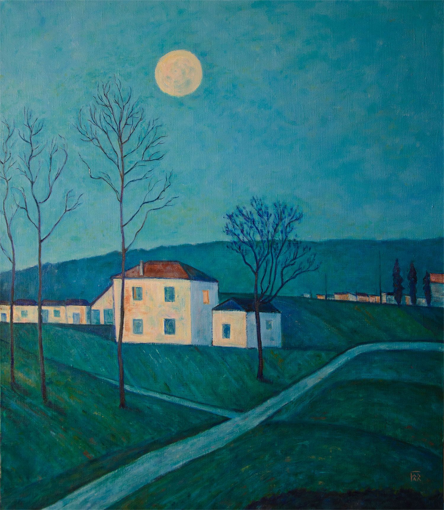 Александр Галяцкий (Картина, живопись - 
                  70 x 80 см) Вечер. Долина Аликанты