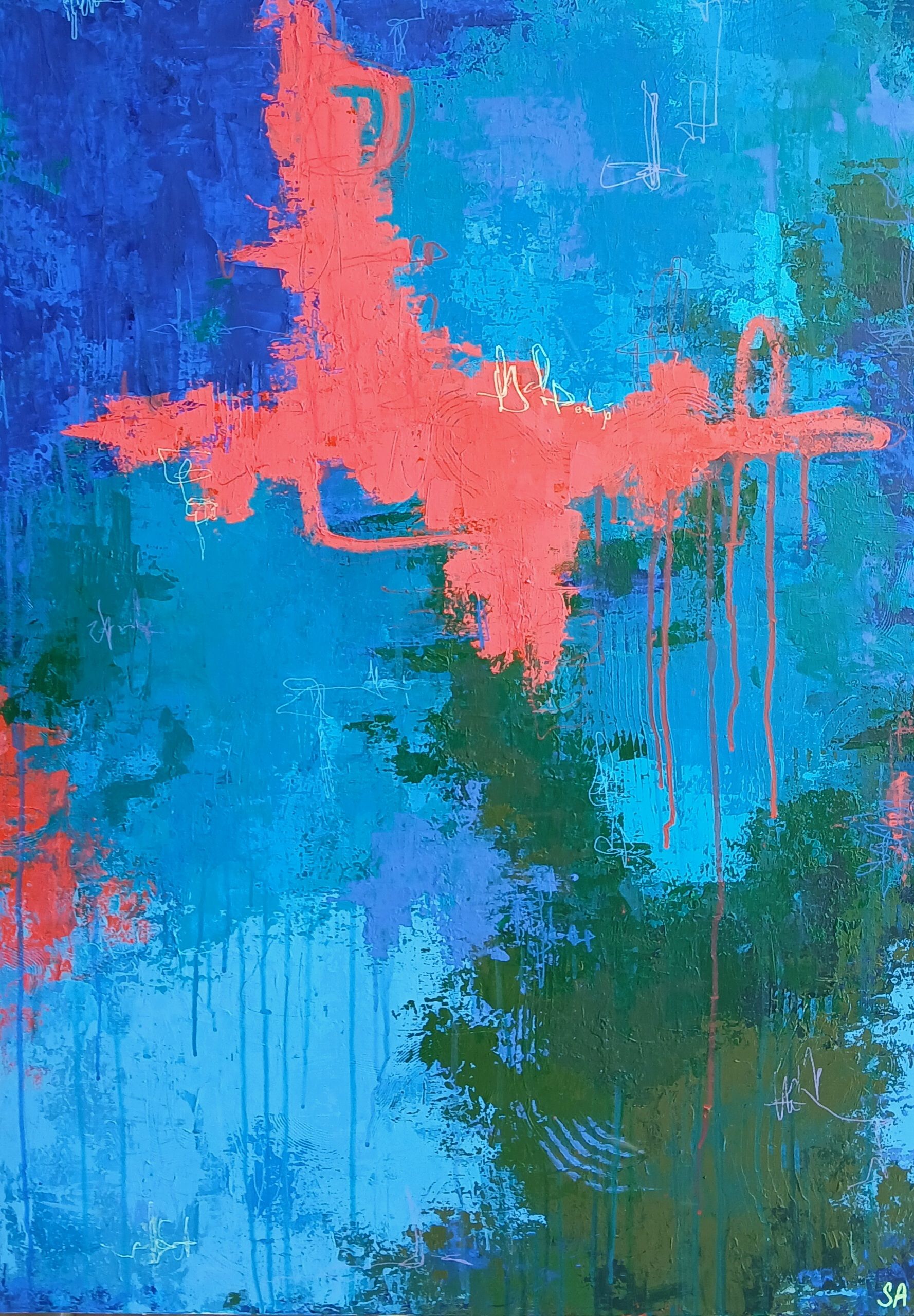 Анастасия Семенцул (Картина, живопись - 
                  70 x 100 см) Импульс