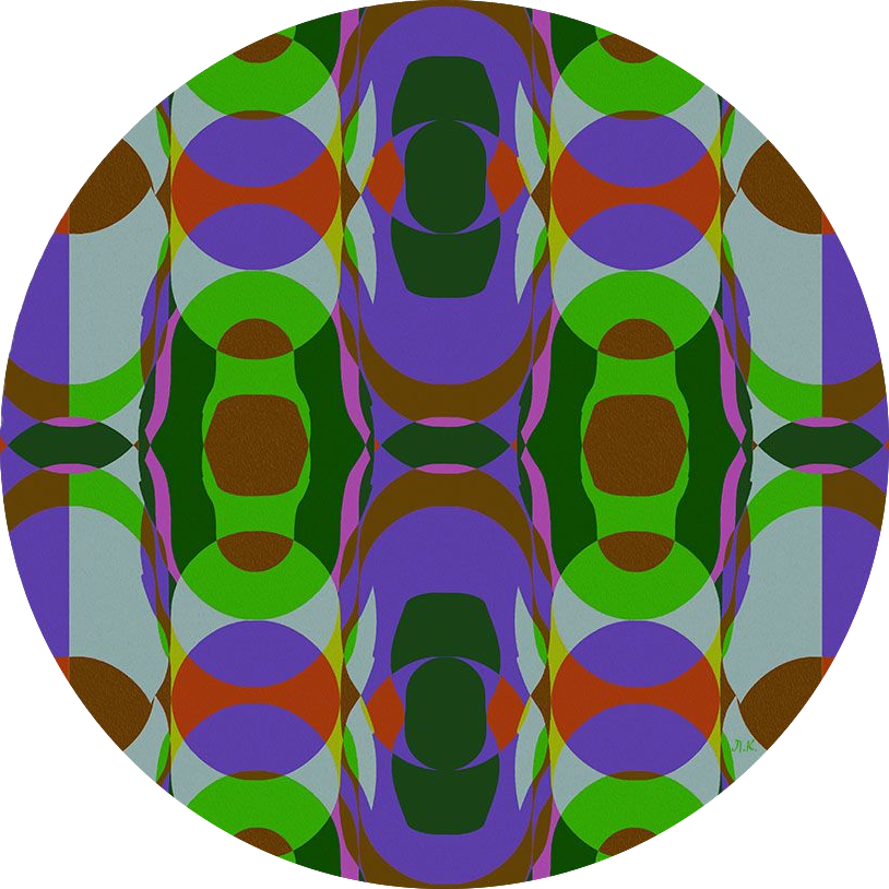 Лариса Корж (Графика цифровая (принты) - 
                  30 x 30 см) Геометрия движения 2