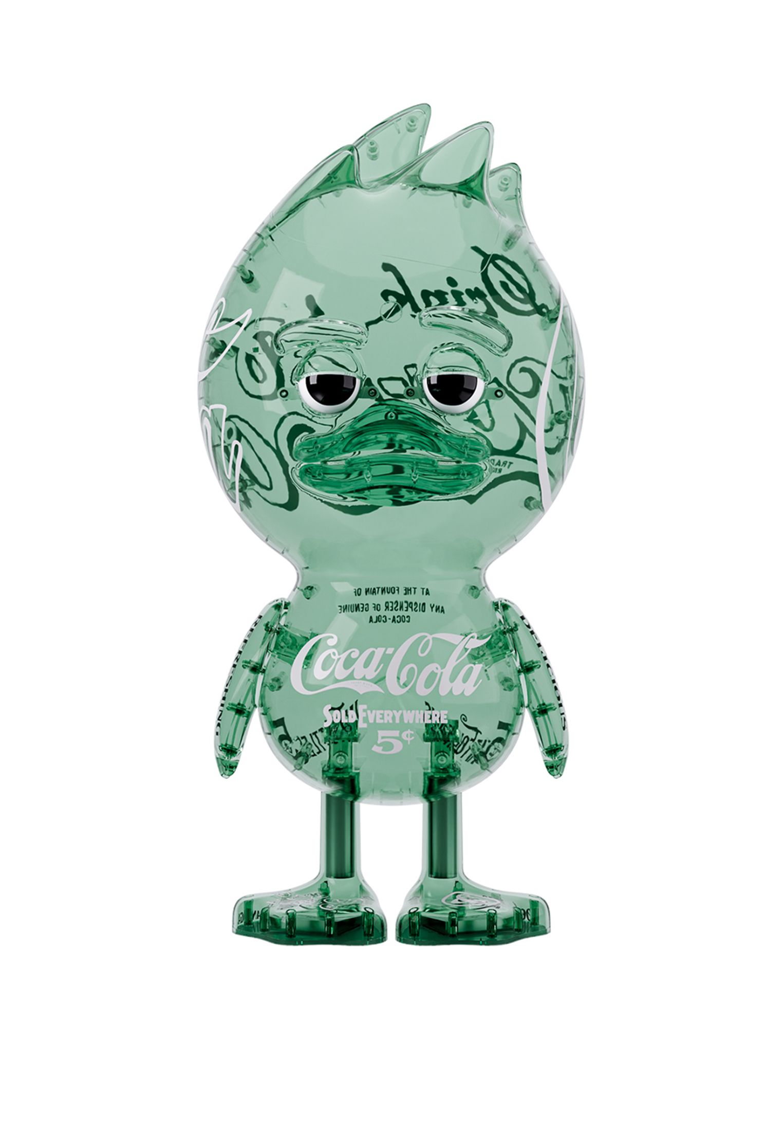 The Ugly Duck (Скульптура - 
                  28.1 x 60 см) TUD х Coca Cola Georgia Green