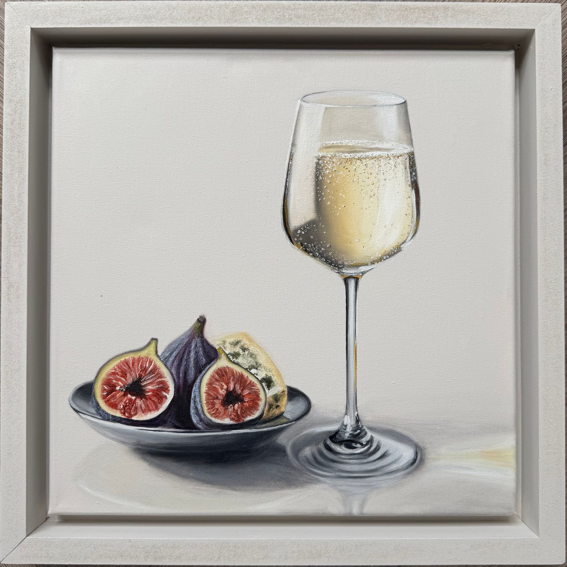 Наталья Наумова (Картина, живопись - 
                  35 x 35 см) Миниатюра "Настроение"