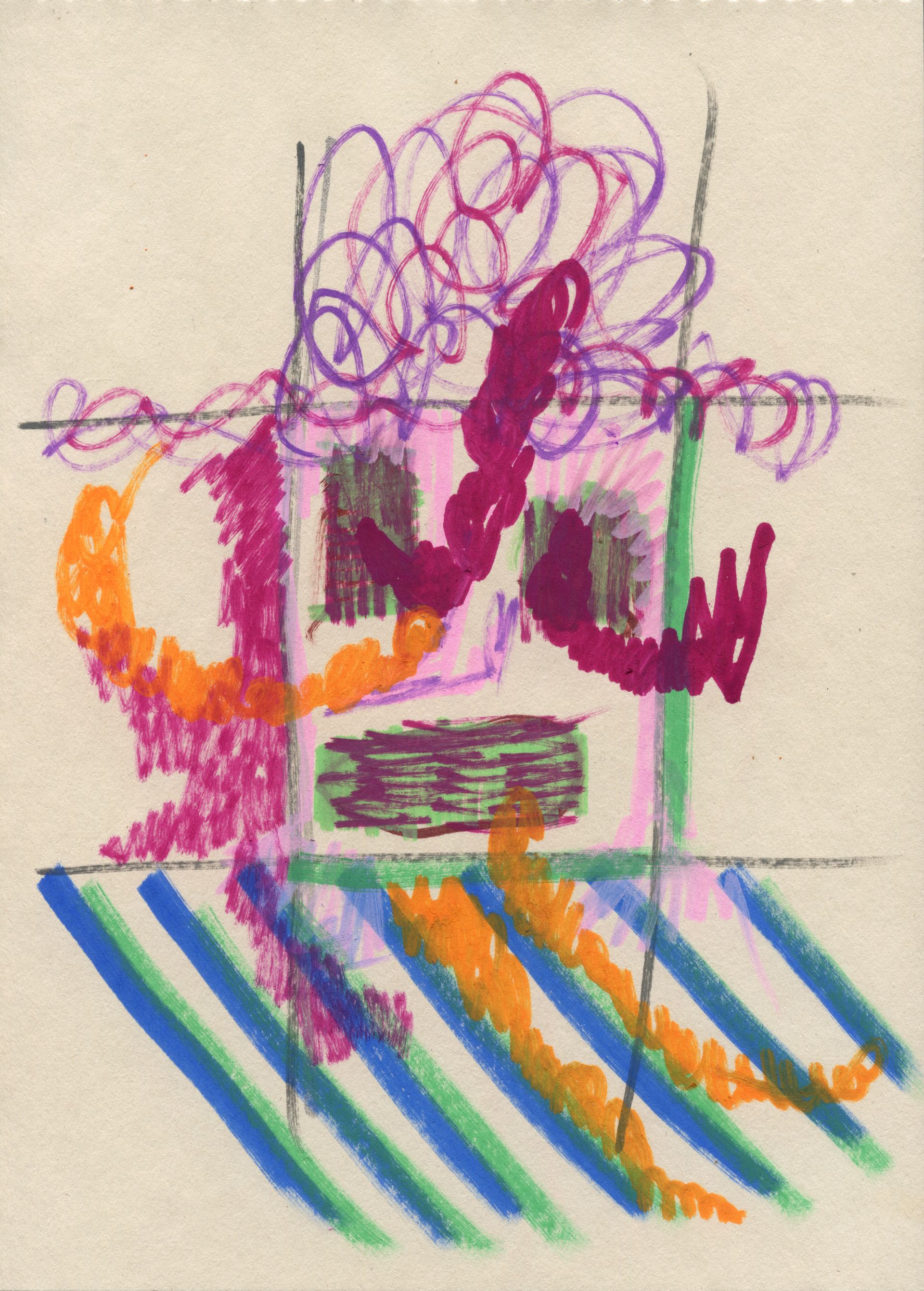 Дмитрий Кавка (Авторская графика - 
                  20 x 28 см) Портрет