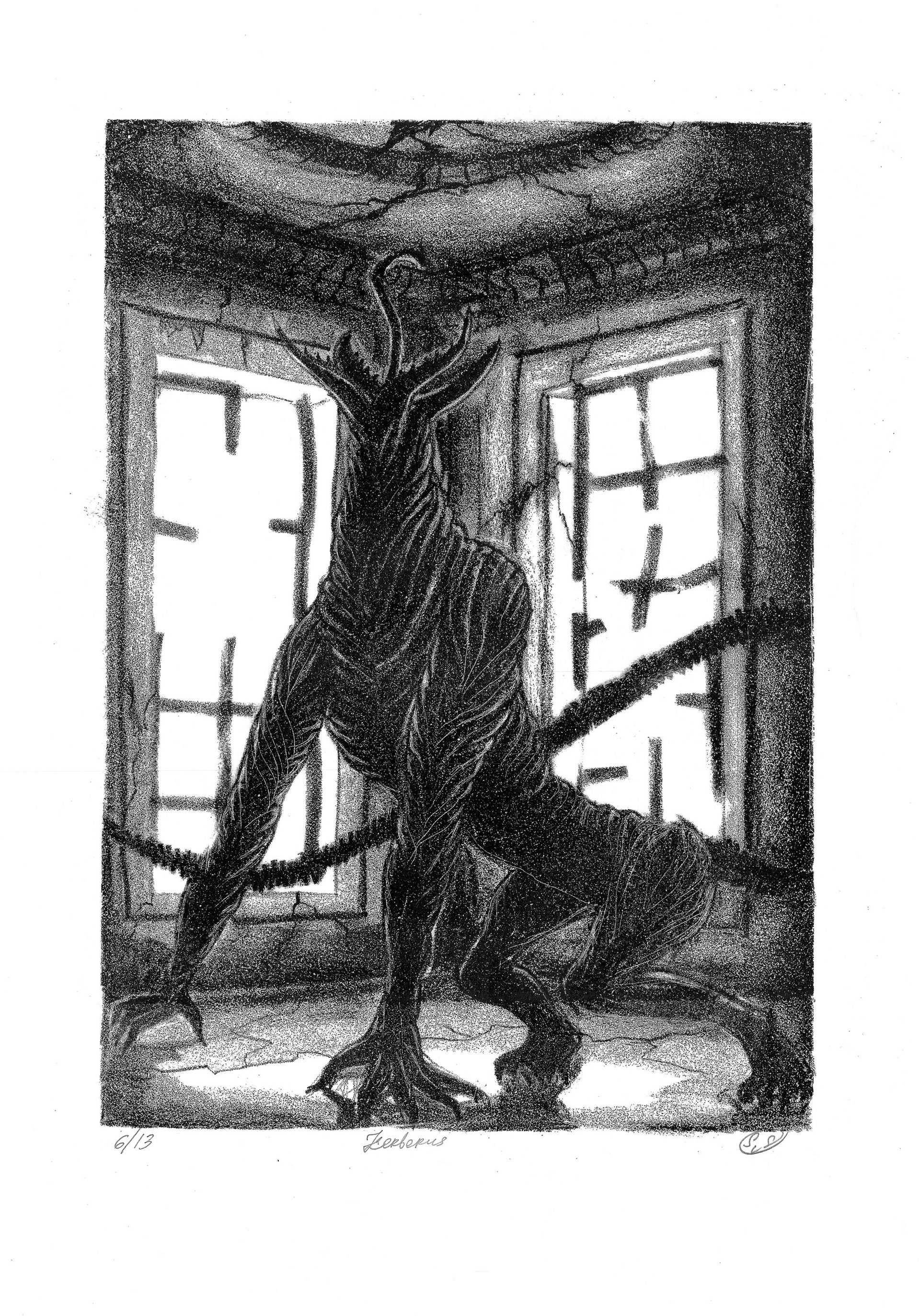 (S_S ) Soldat der Schönheit (Графика печатная - 
                  43 x 61 см) Zerberus