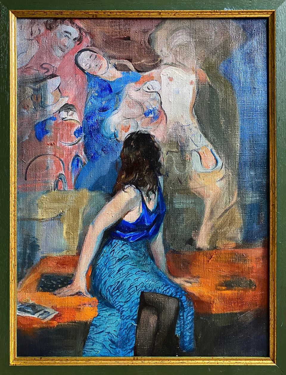 Алина Буглеева (Картина, живопись - 
                  30 x 40 см) Сон (картина+NFT)