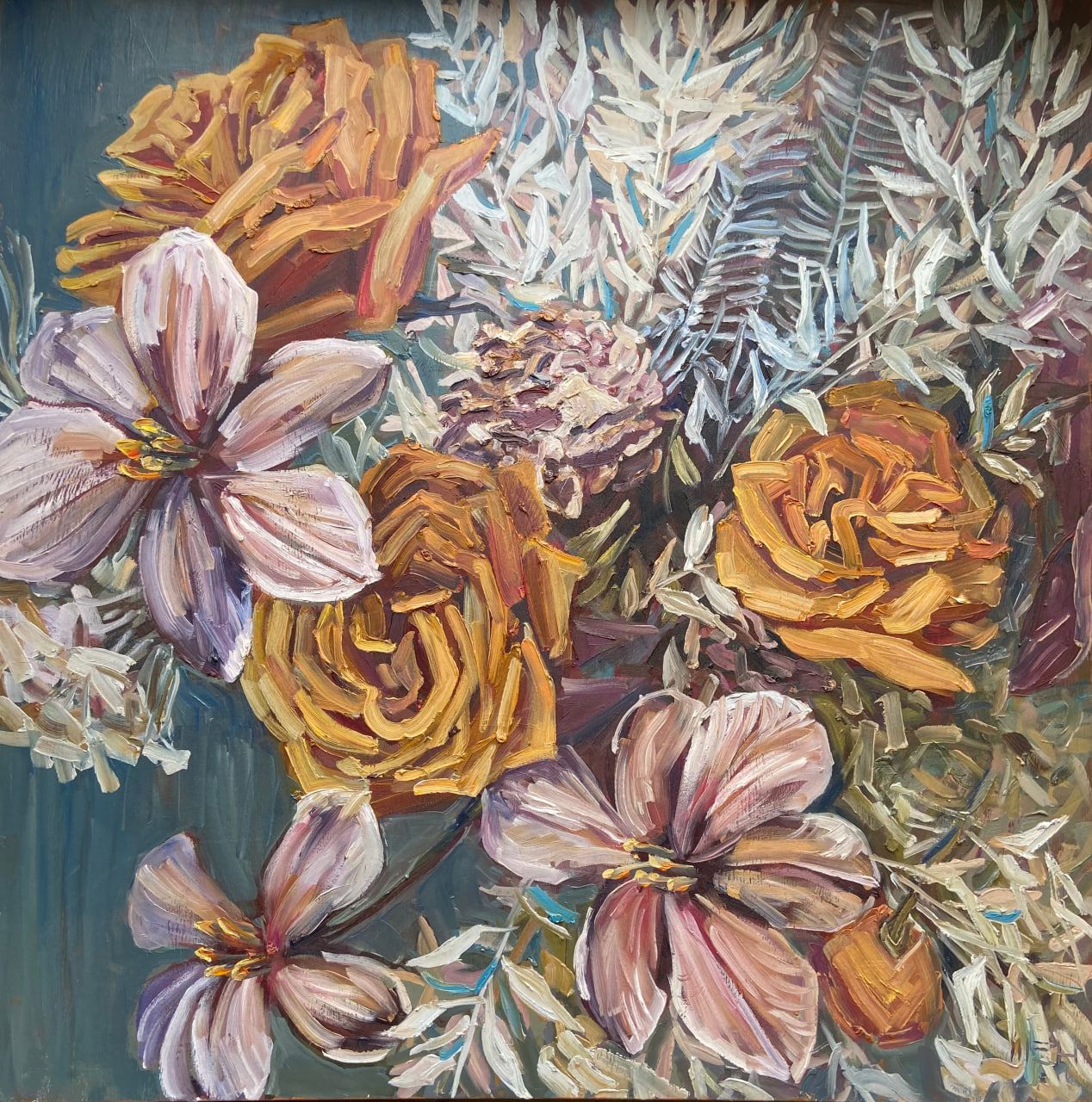 Алёна Шамайко (Картина, живопись - 
                  76 x 76 см) Снежное лето