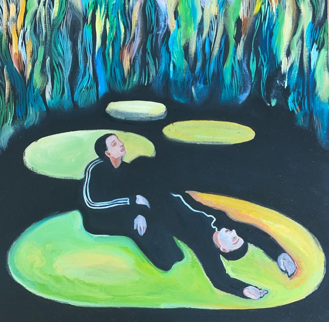 Ольга Елисеева (Картина, живопись - 
                  40 x 40 см) In The Forest
