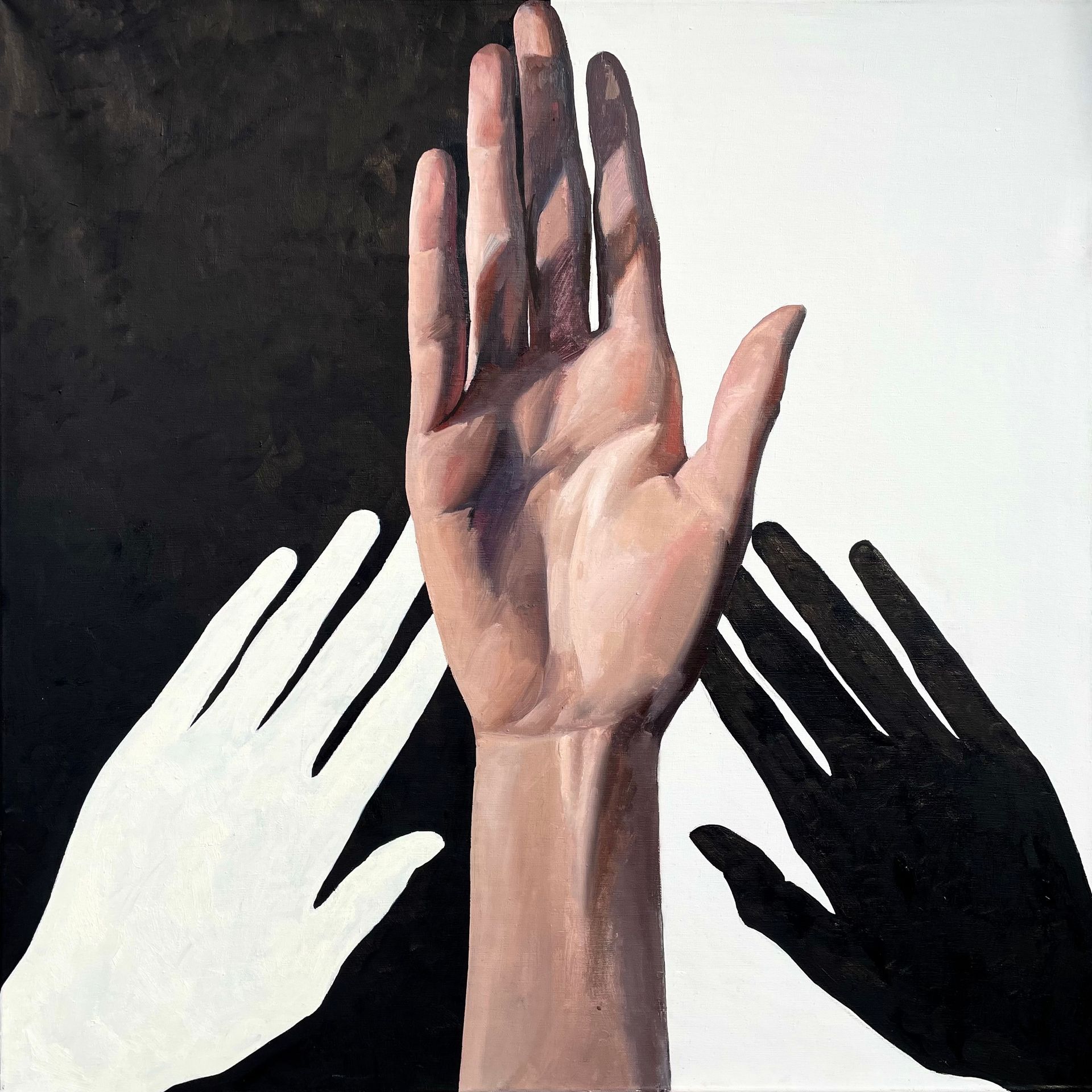 Света Чимитд (Картина, живопись - 
                  80 x 80 см) Хорошо, плохо