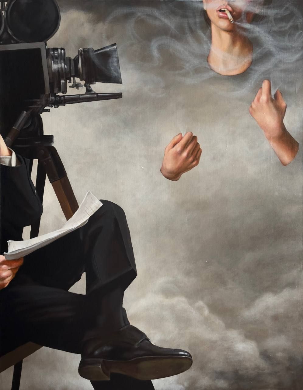 Татьяна Вафина (Картина, живопись - 
                  110 x 140 см) Не верю