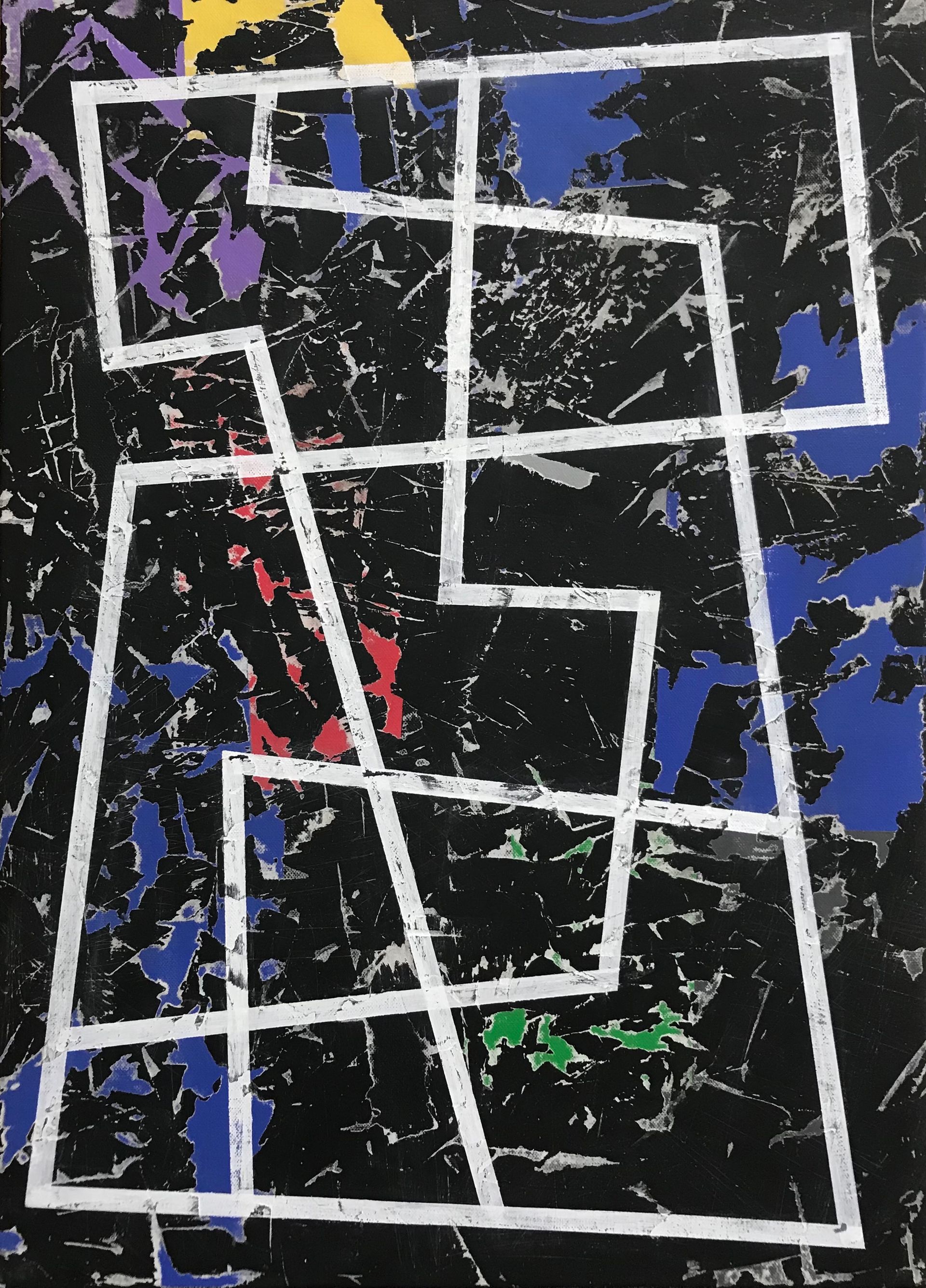 Юрий Ростиславский (Картина, живопись - 
                  50 x 70 см) Grunge