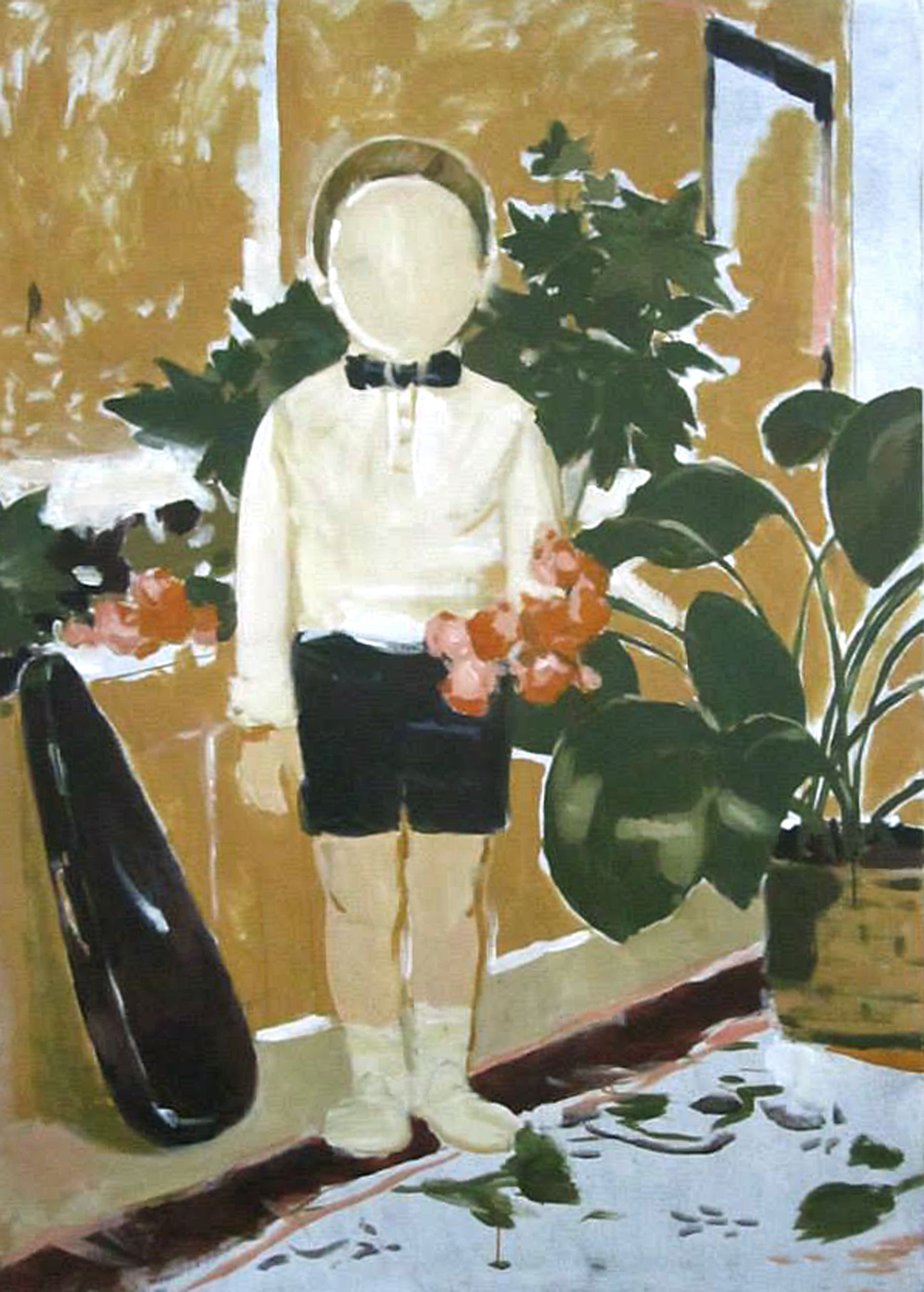 Вадим Леухин (Картина, живопись - 
                  100 x 150 см) Мальчик и скрипка