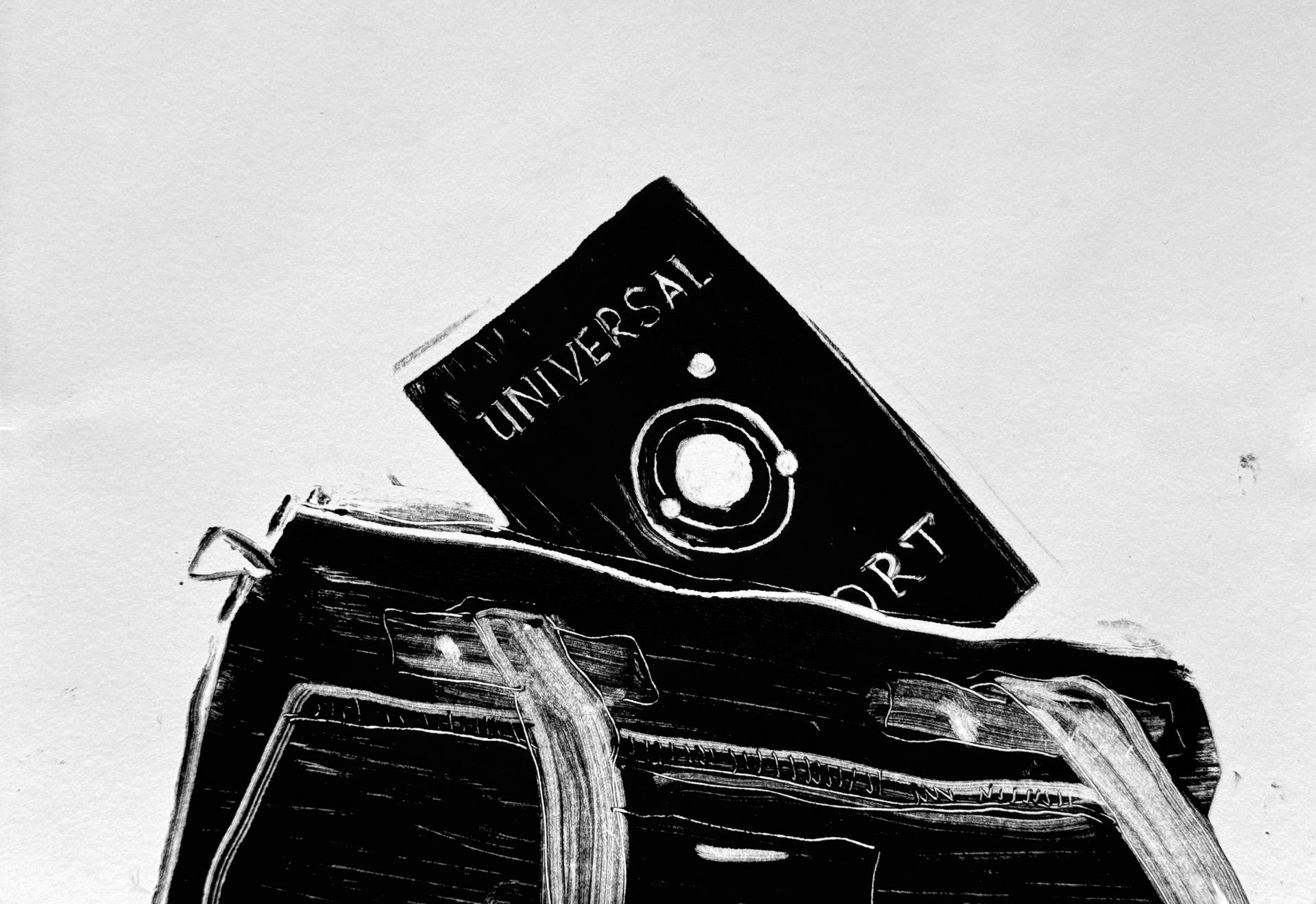 Дарья Краплак (Графика печатная - 
                  29 x 21 см) Passport