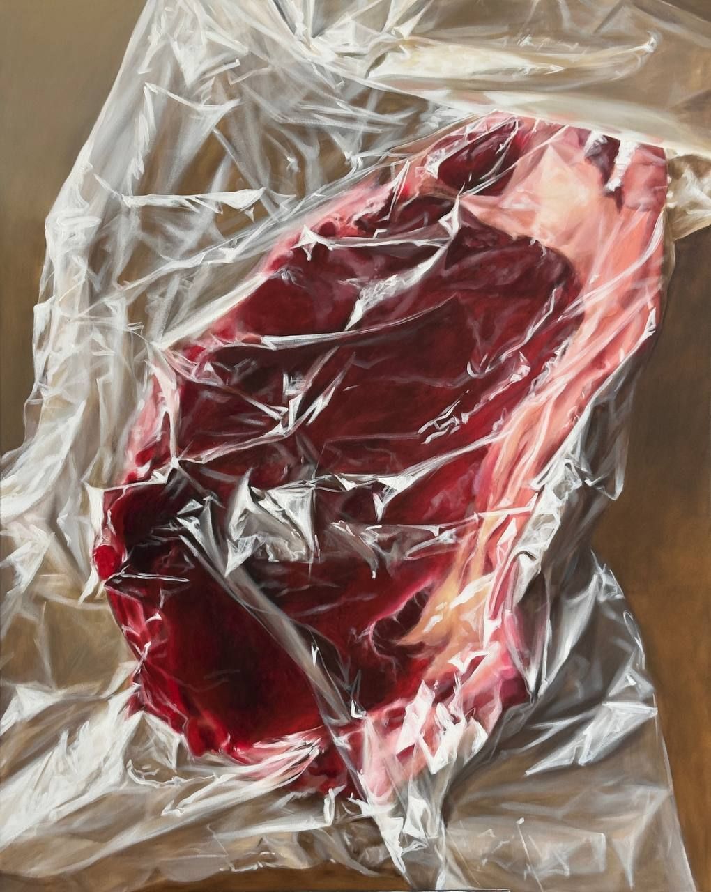 Татьяна Вафина (Картина, живопись - 
                  120 x 150 см) Хищность