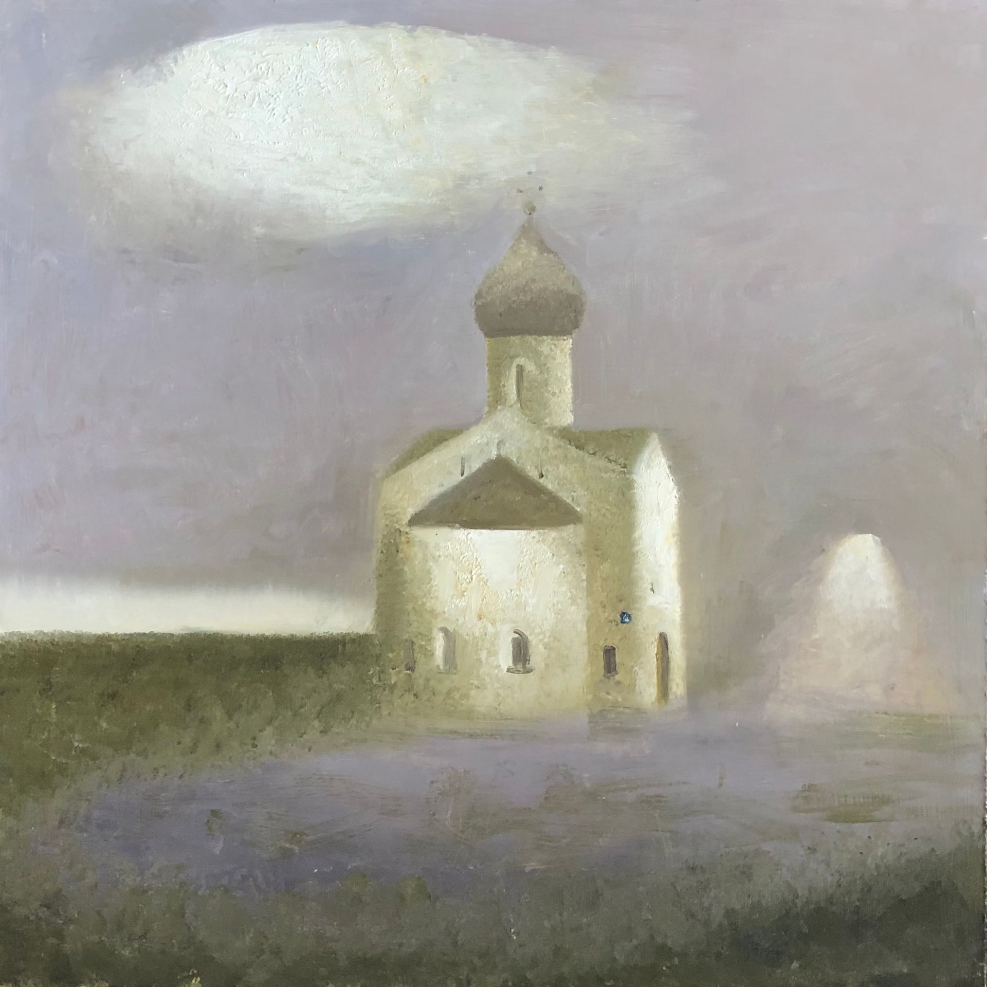 Екатерина Прокопенко (Картина, живопись - 
                  45 x 45 см) Туман