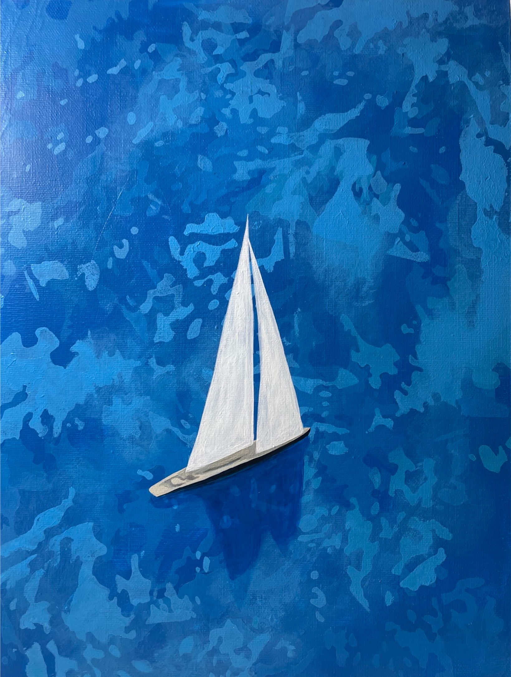 Виктория Никулочкина (Картина, живопись - 
                  30 x 40 см) Парусник