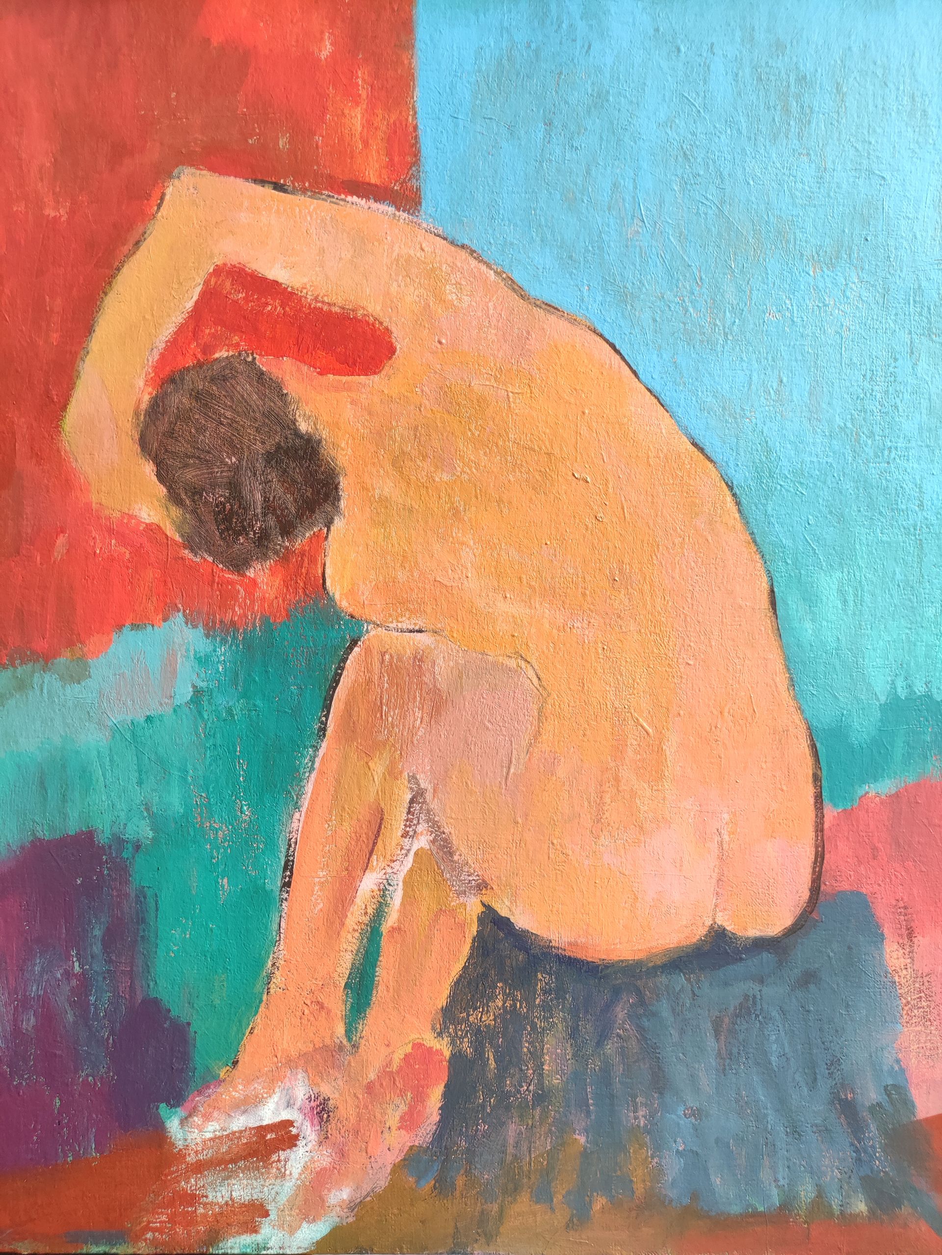 Дарья Петухова (Картина, живопись - 
                  50 x 60 см) Натурщица