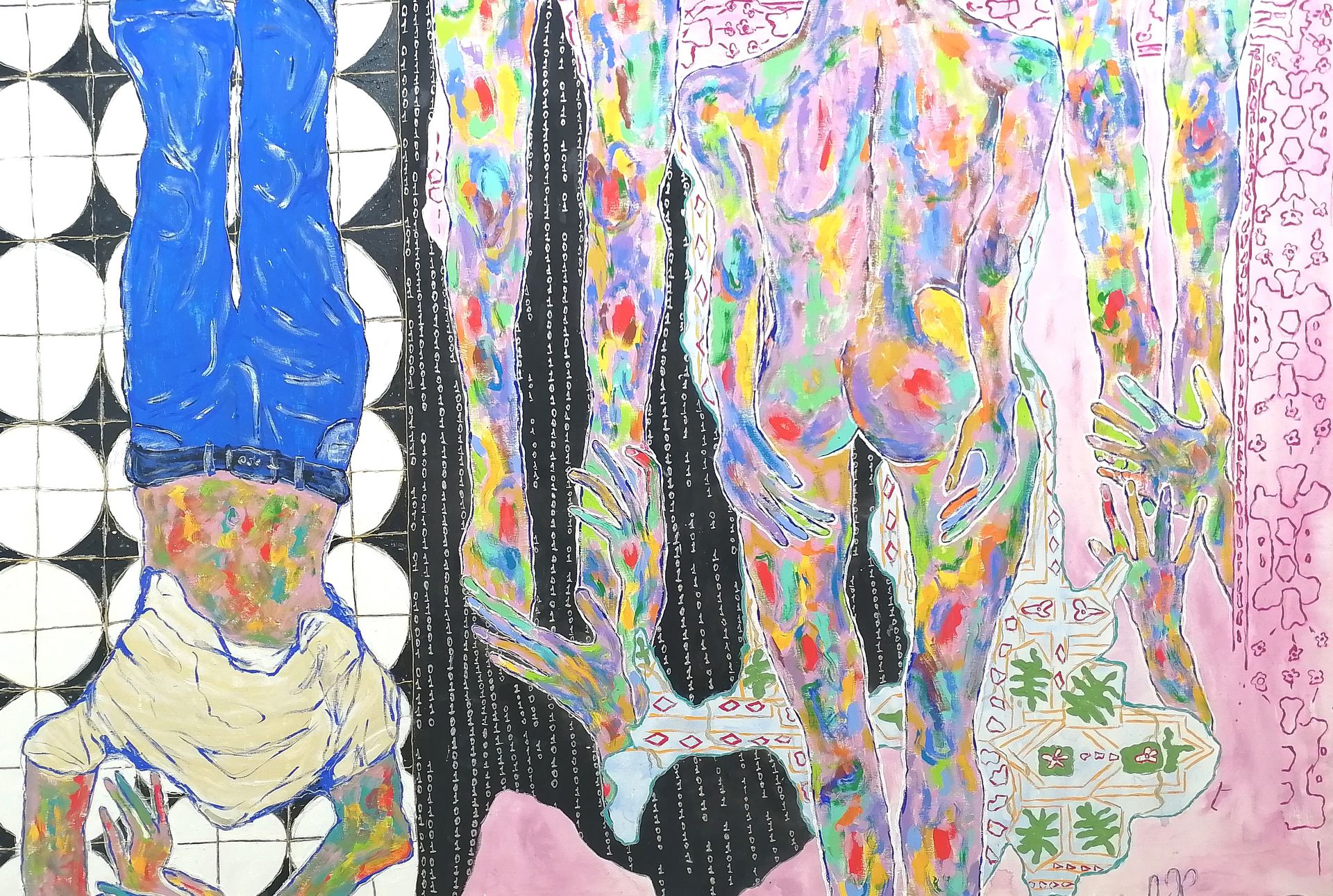 Александра Халипская (Картина, живопись - 
                  120 x 100 см) Пойми меня