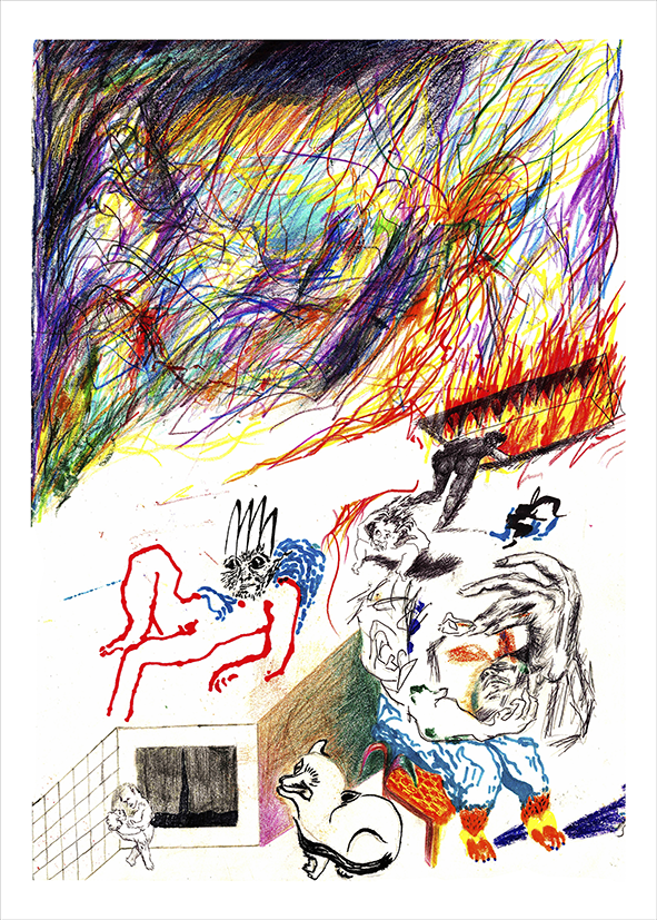 Дарина Грехова (Графика печатная - 
                  50 x 70 см) Head