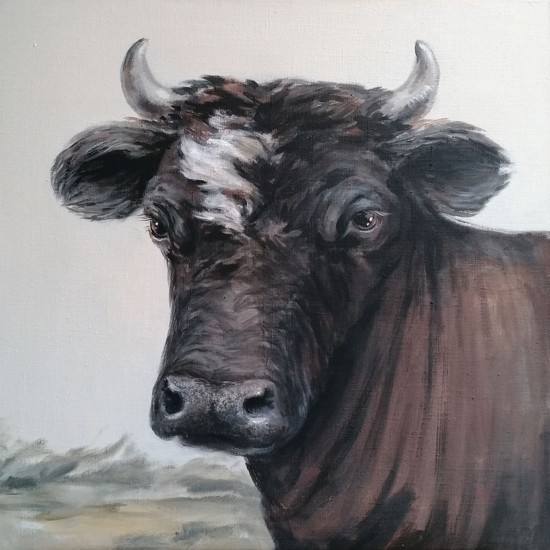 Юлия Куртова (Картина, живопись - 
                  60 x 60 см) Боренька