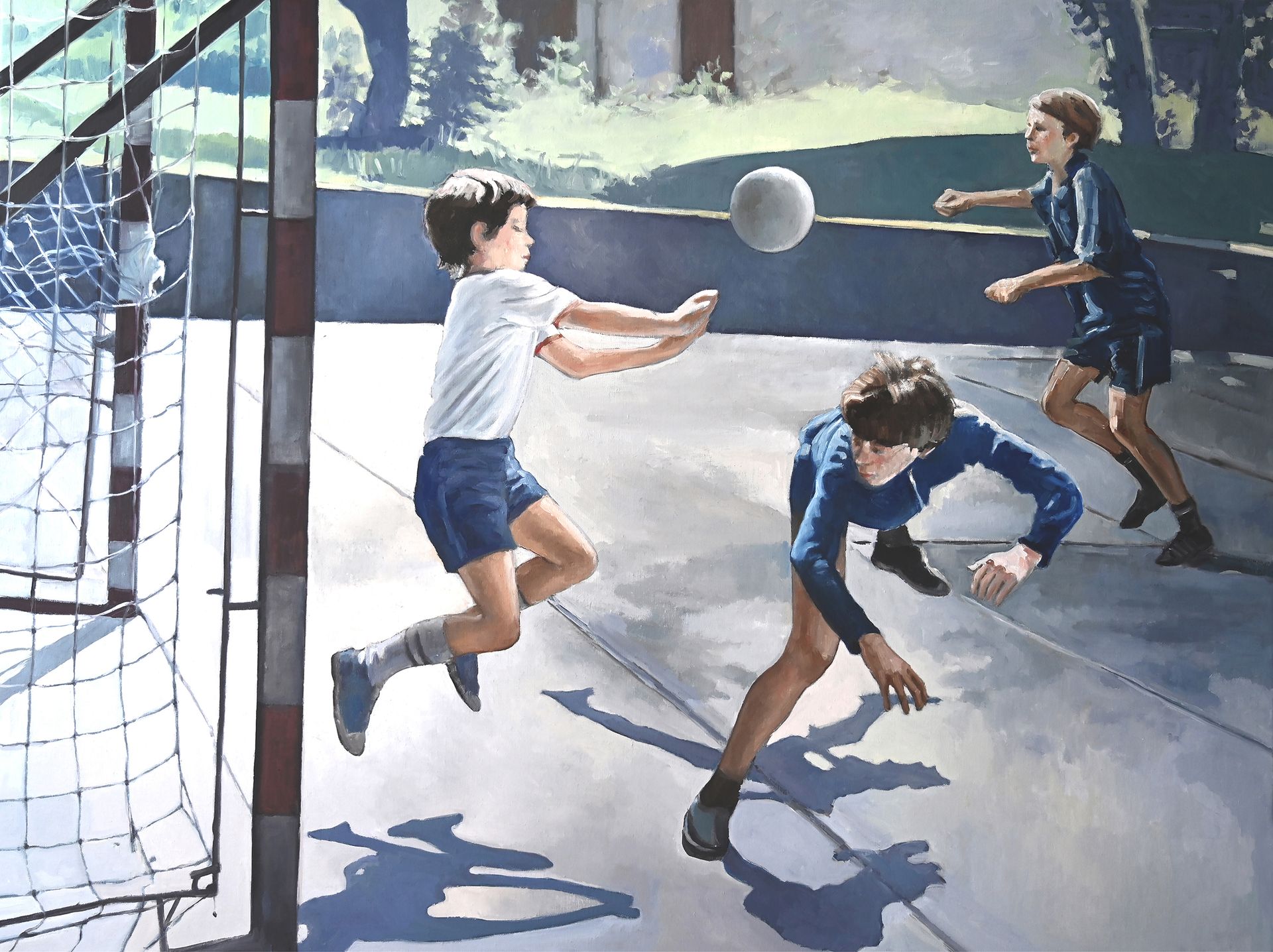Анна Белан (Картина, живопись - 
                  120 x 90 см) Футбол