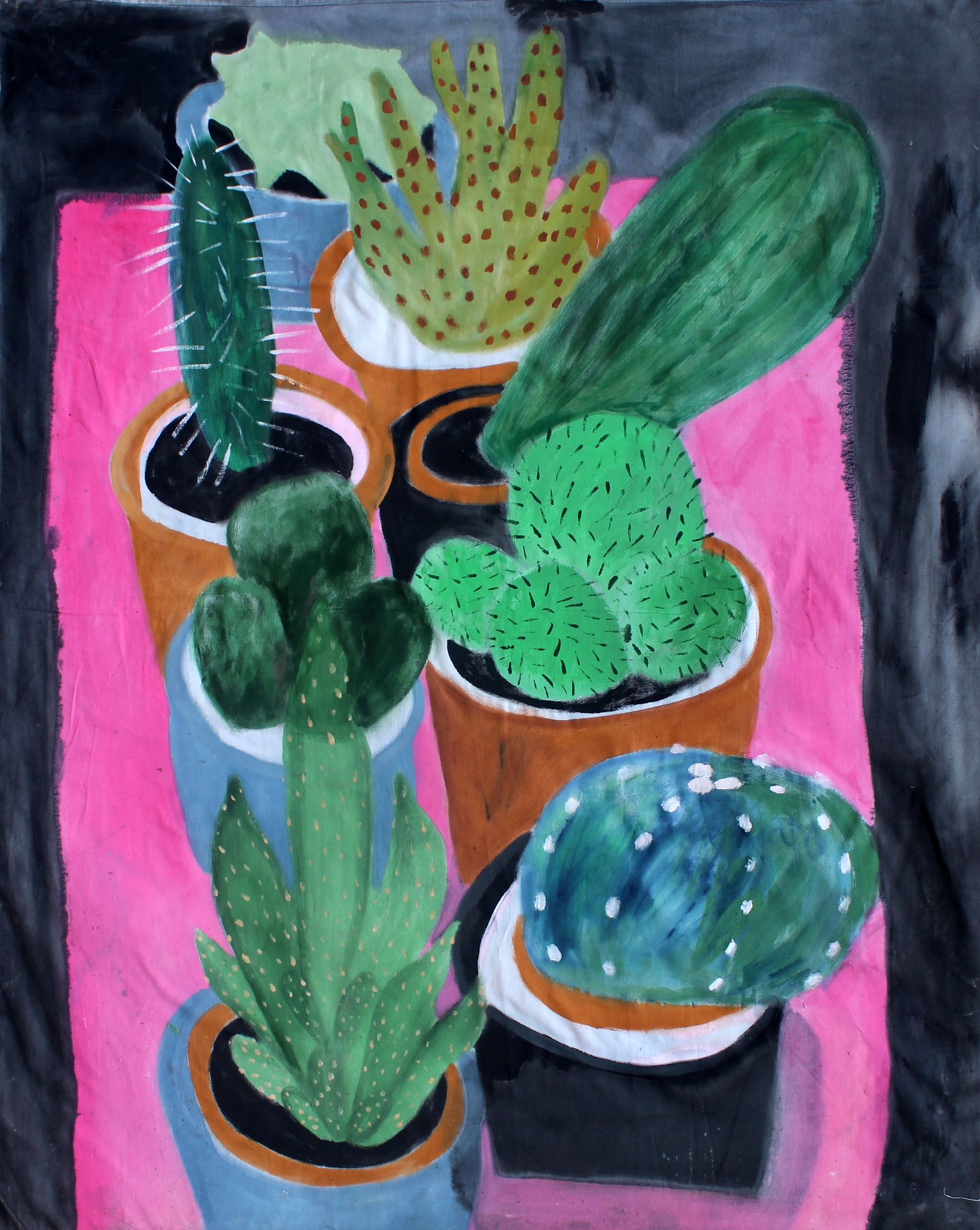 Братья Хомич (Картина, живопись - 
                  90 x 140 см) Kaktus VIII