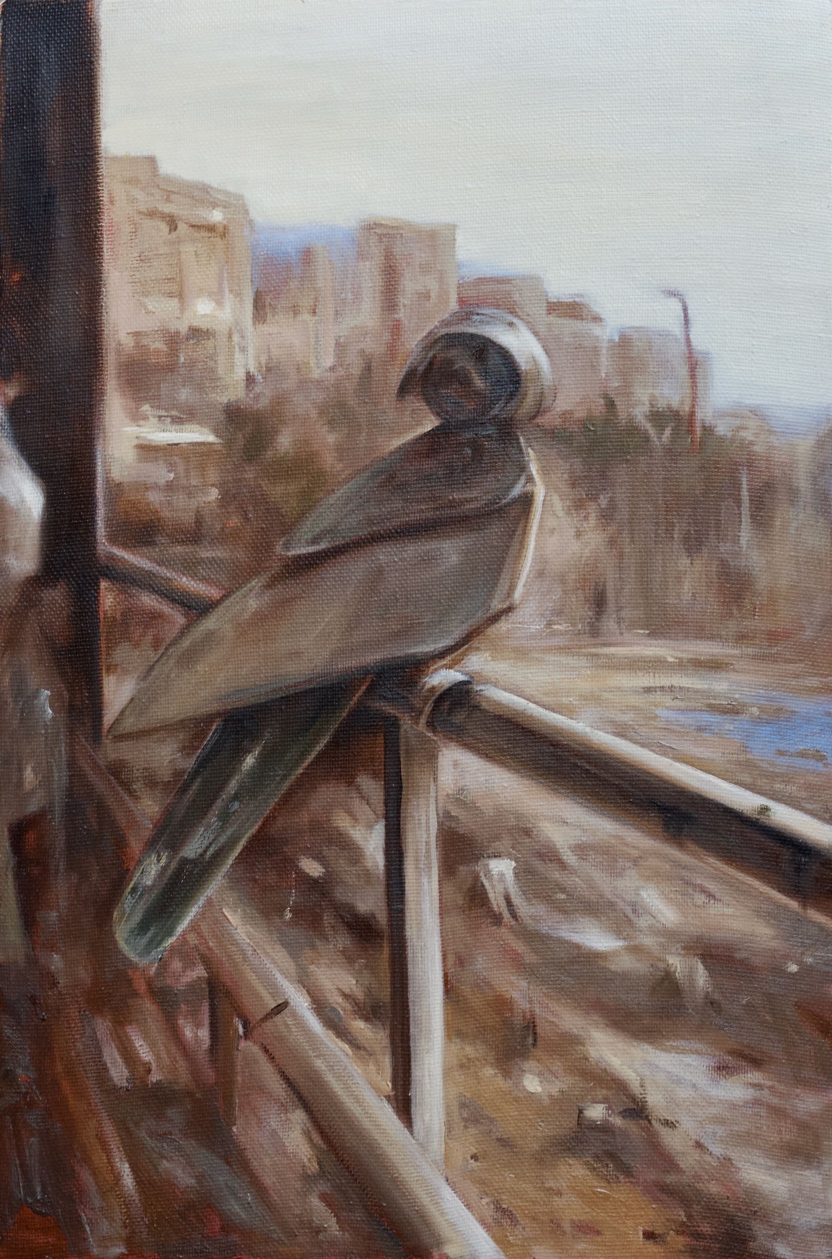 Дина Лепченкова (Картина, живопись - 
                  40 x 60 см) Имитации. Объект 2